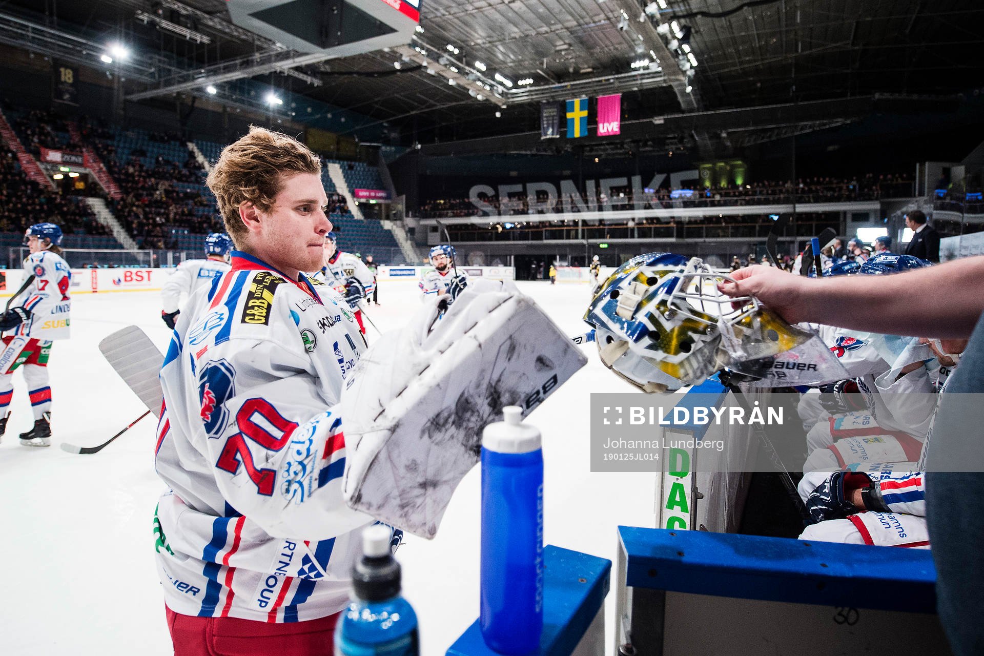 Oskarshamns målvakt Adam Åhman