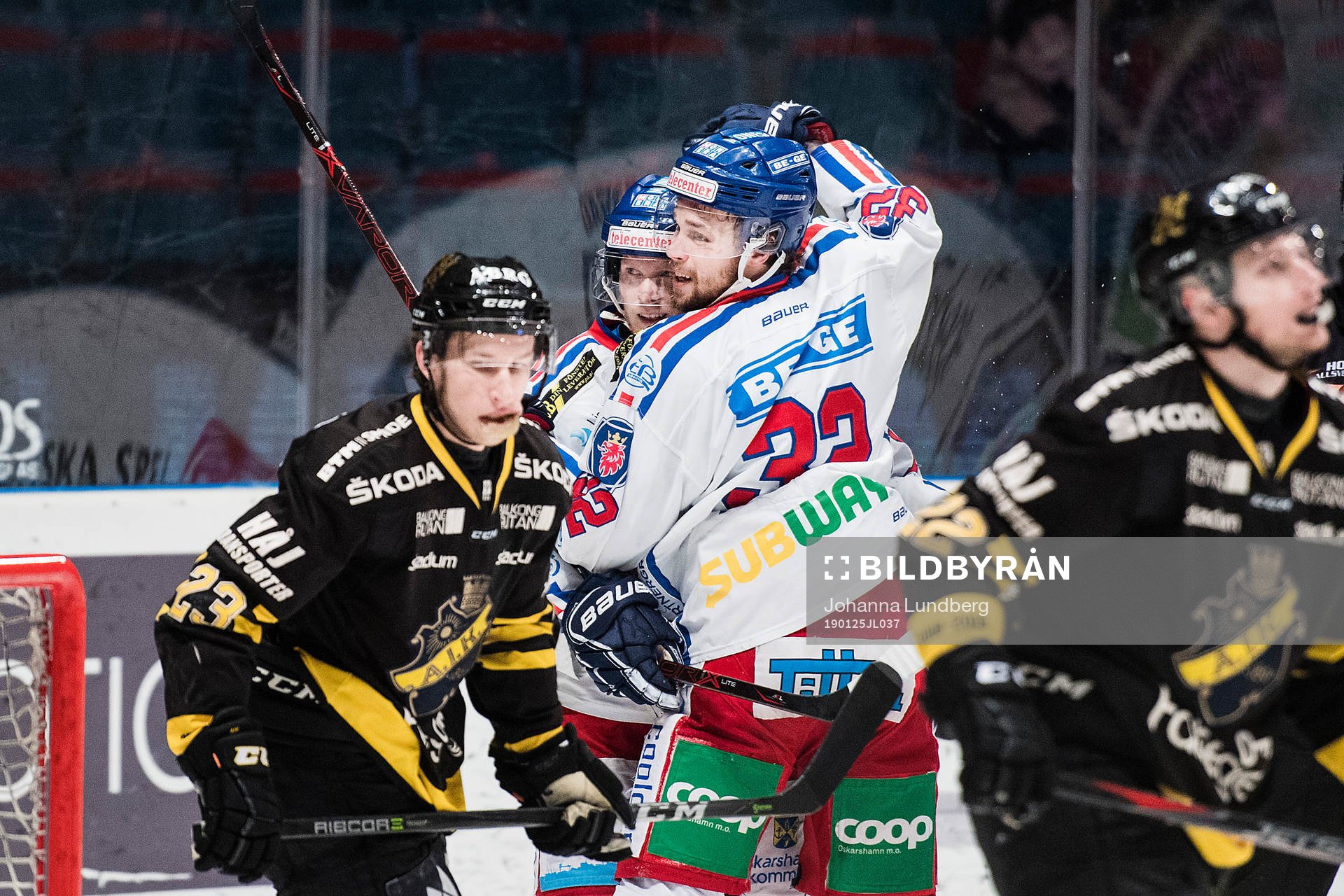 Oskarshamns Nicklas Heinerö jublar