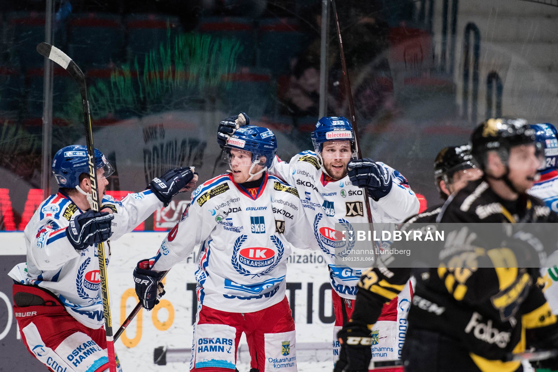 Oskarshamns Nicklas Heinerö jublar