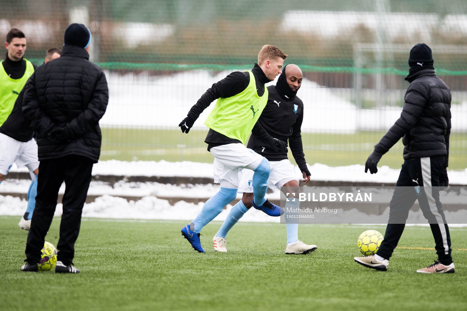 Malmö FFs Anders Christiansen och Fouad Bachirou