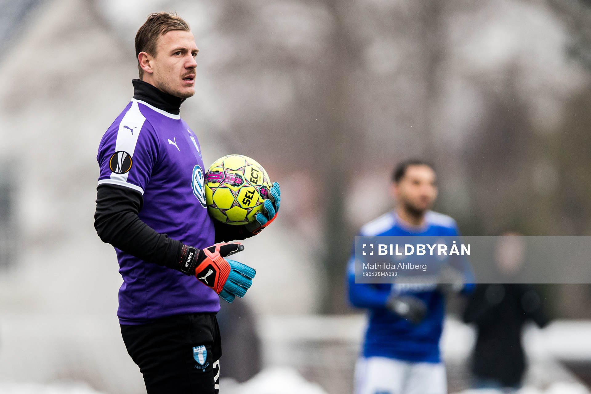 Malmö FFs målvakt Johan Dahlin