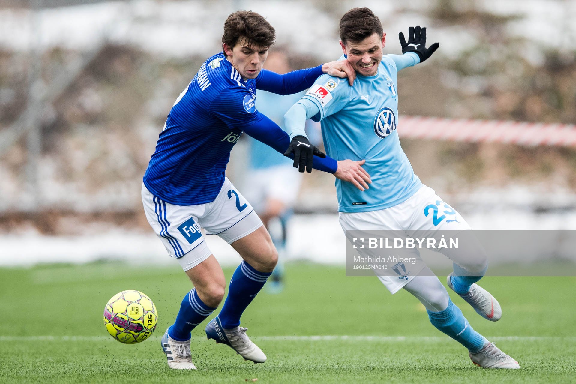 Lyngbys Markus Backmann och Malmö FFs Marcus Antonsson