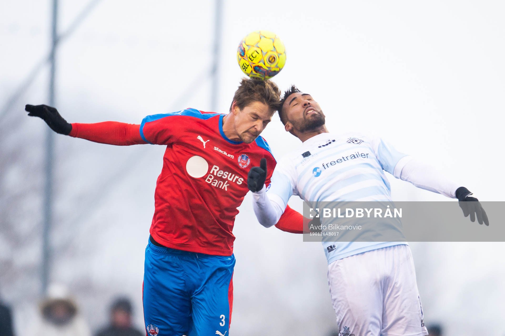 Helsingborgs Fredrik Liverstam i nickduell mot Helsingör
