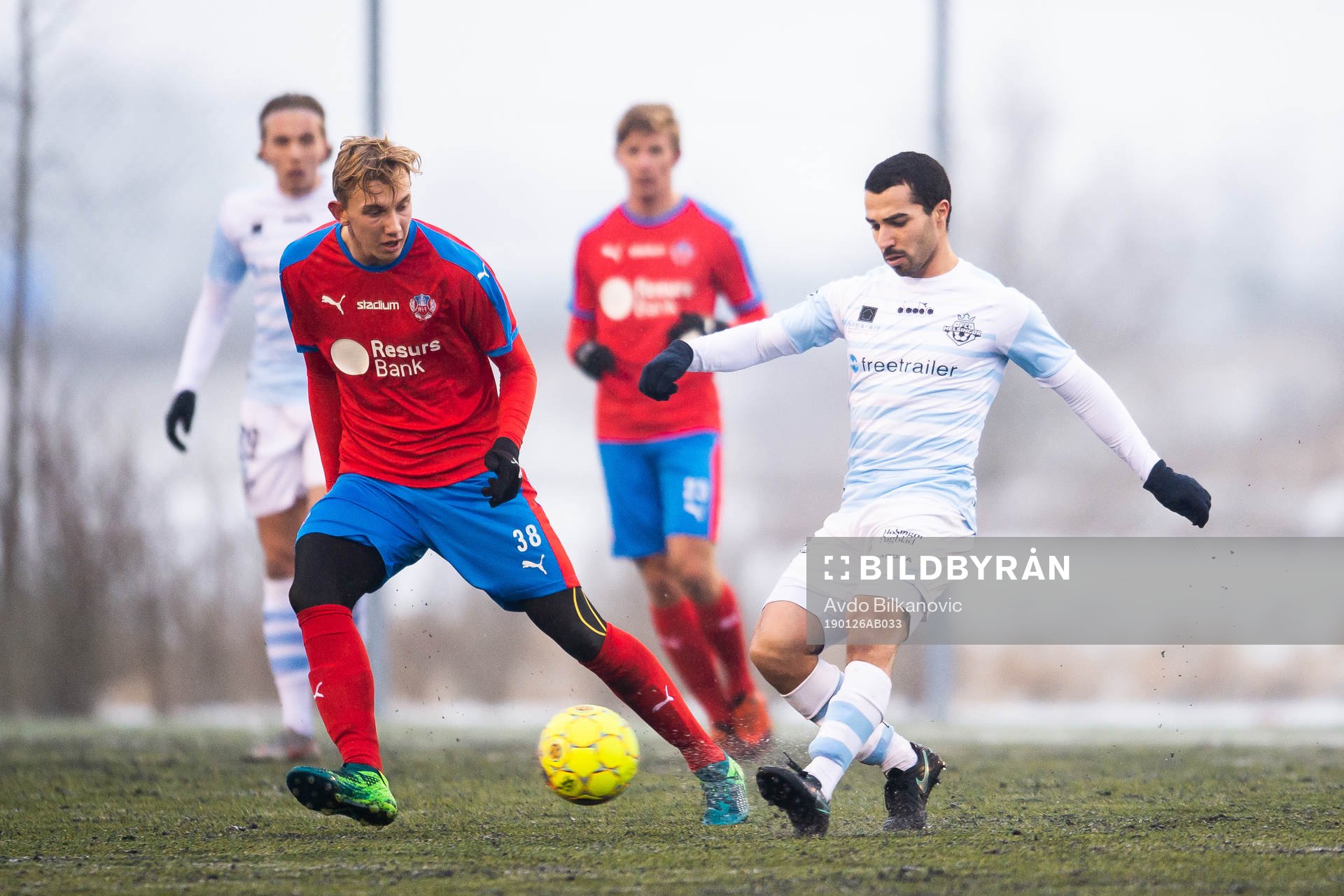 Helsingborgs Jakob Voelkerling Persson och Helsingörs