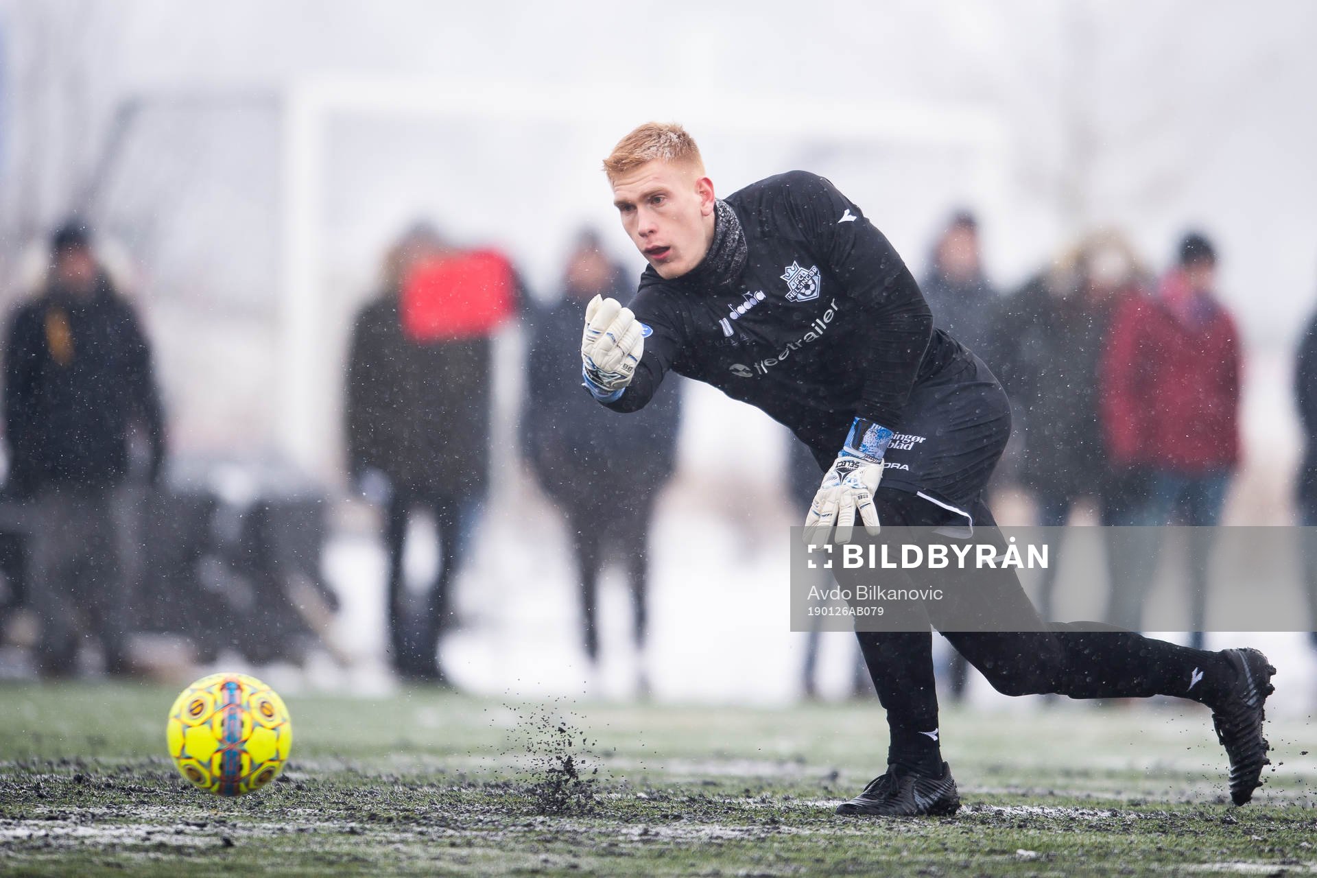 Helsingørs målvakt Viktor Anker