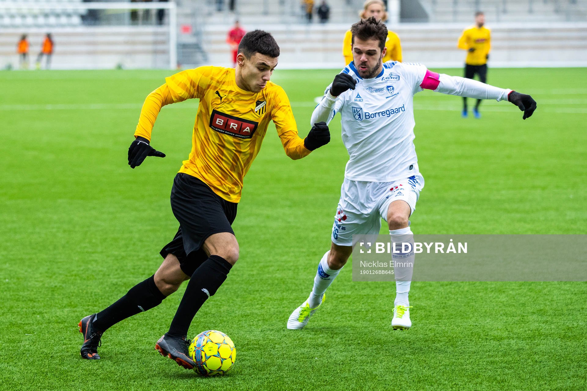 Häckens Ali Youssef och Sarpsborgs 08 Joachim Thomassen