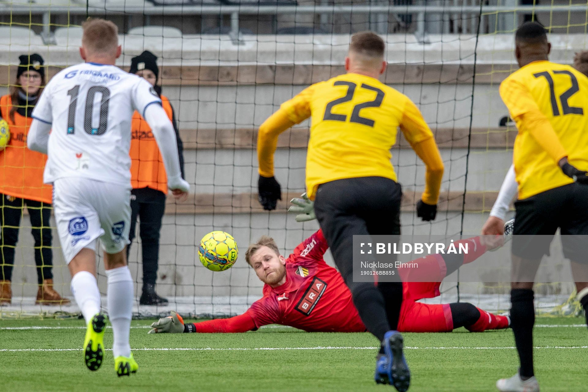 Häckens målvakt Peter Abrahamsson