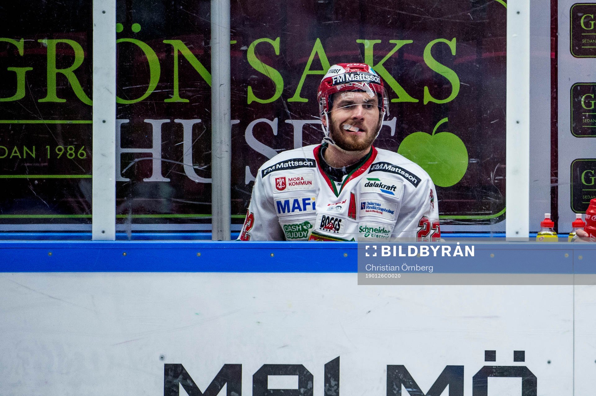 Moras Matt Bailey i utvisningsbåset
