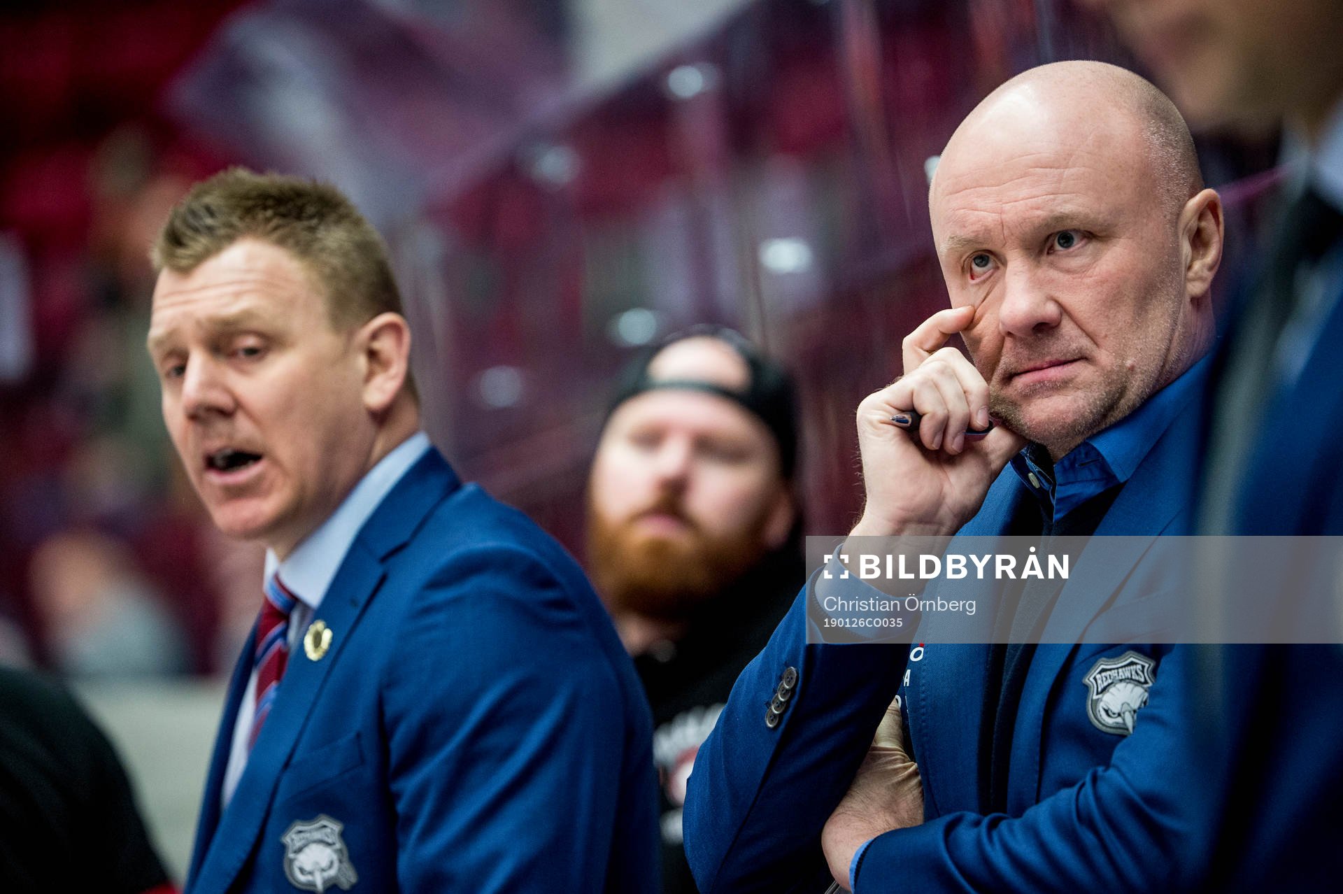 Malmö Redhawks assisterande tränare Jesper Mattsson och