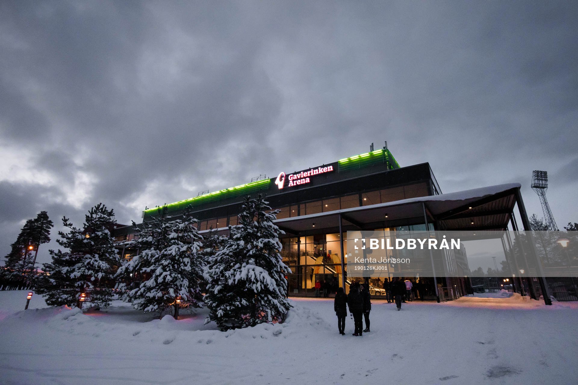Exteriör av Gavlerinken Arena