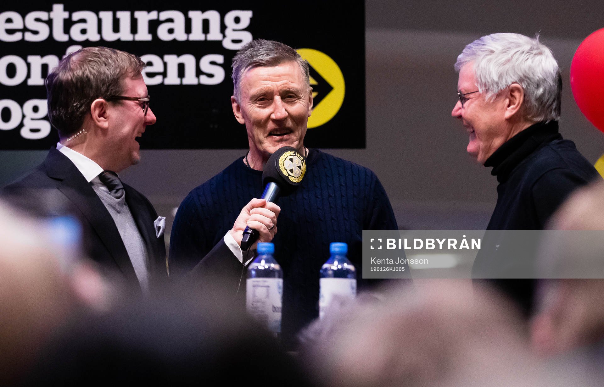 Brynäs legendarer Börje Salming (m) och Stig Salming (h)