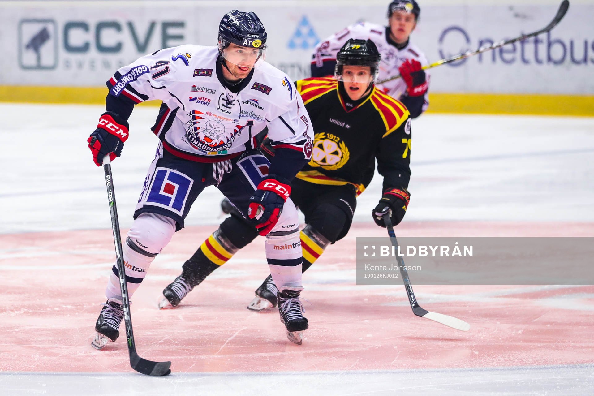 Linköpings Broc Little och Brynäs Daniel Mannberg