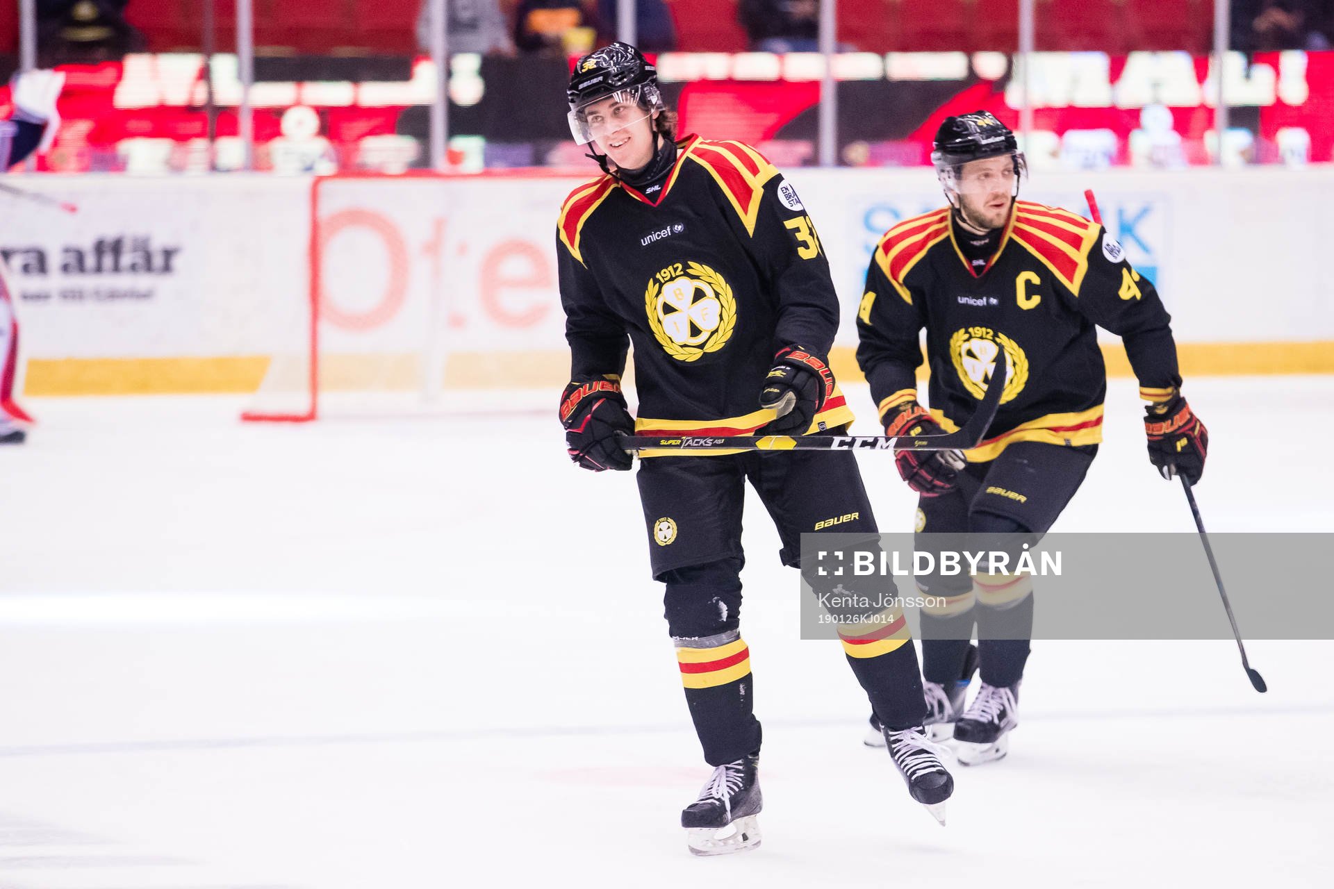 Brynäs Adam Deutsch jublar
