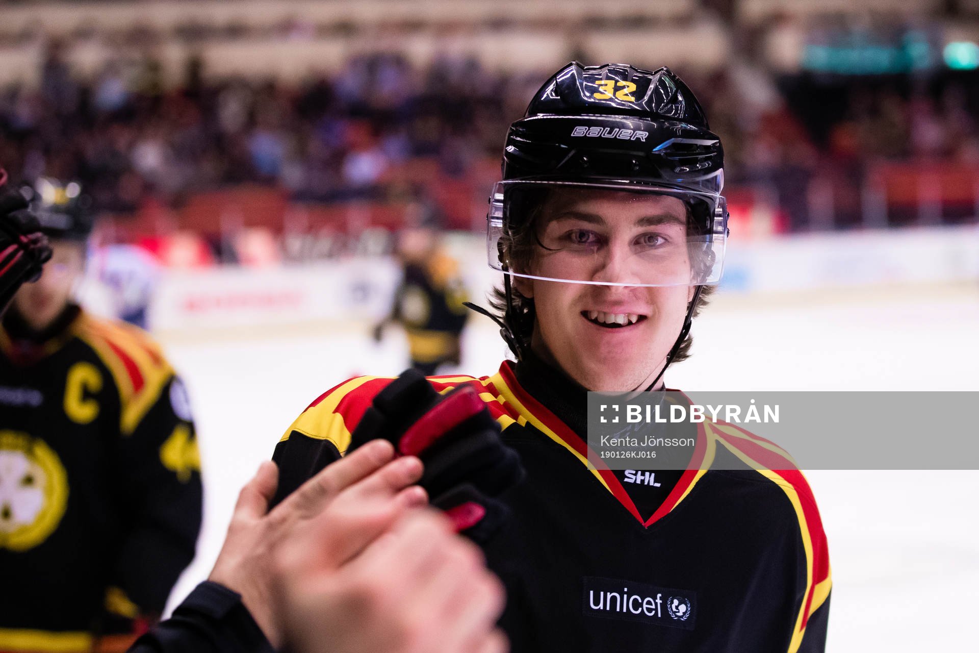 Brynäs Adam Deutsch jublar