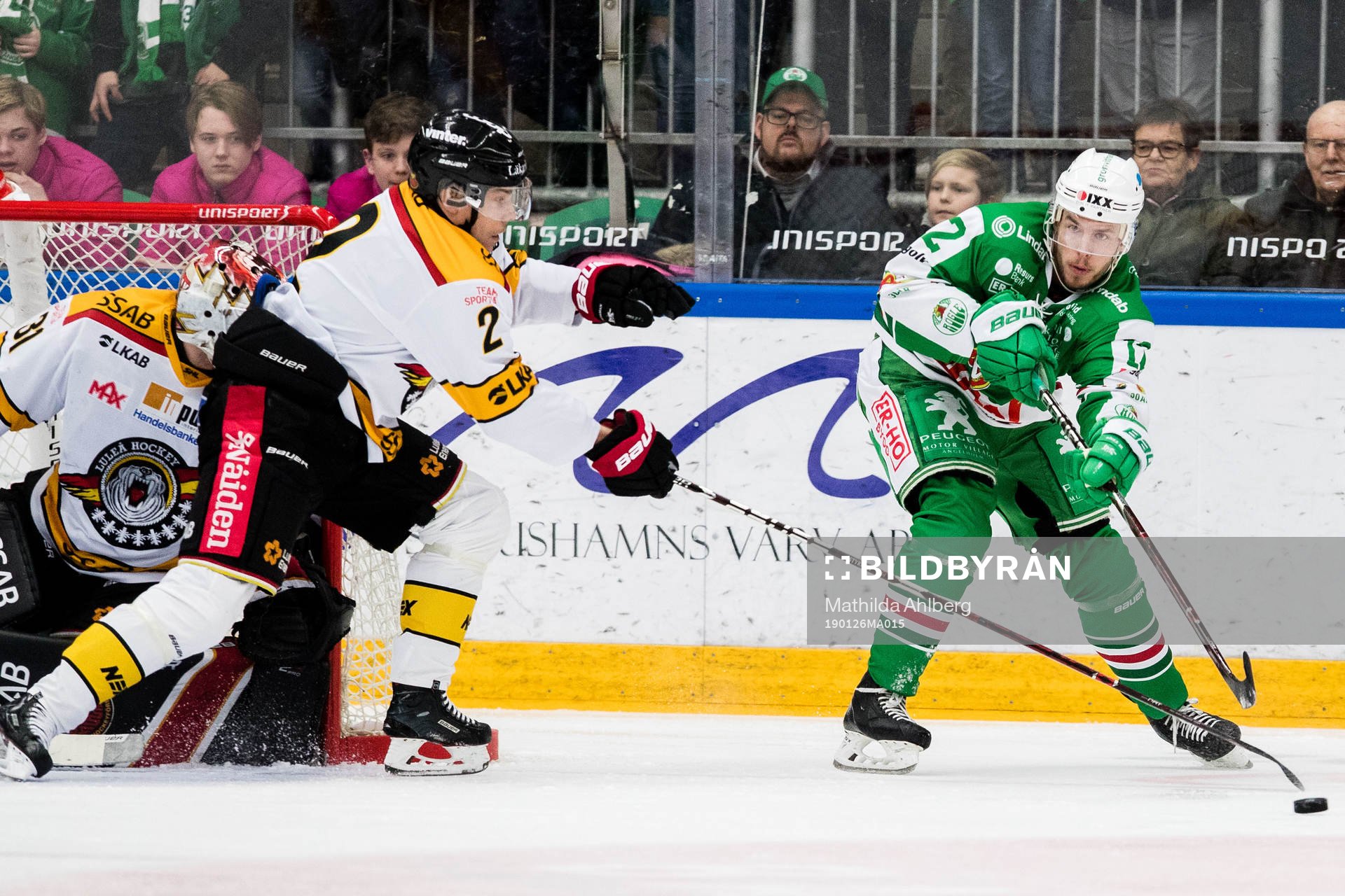 Luleås Fredrik Styrman och Rögles Matt Carey