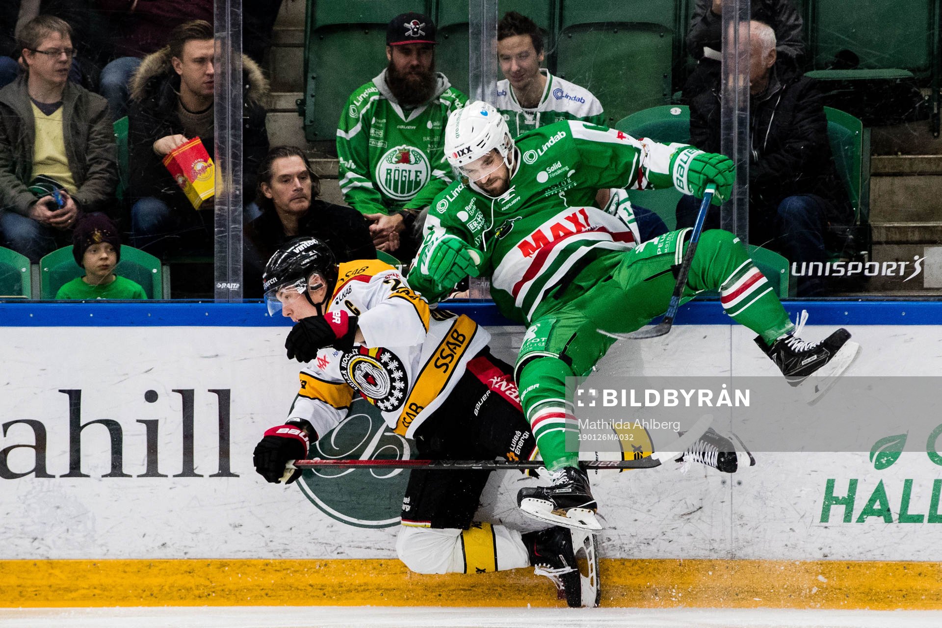 Luleås Fredrik Styrman och Rögles Craig Schira