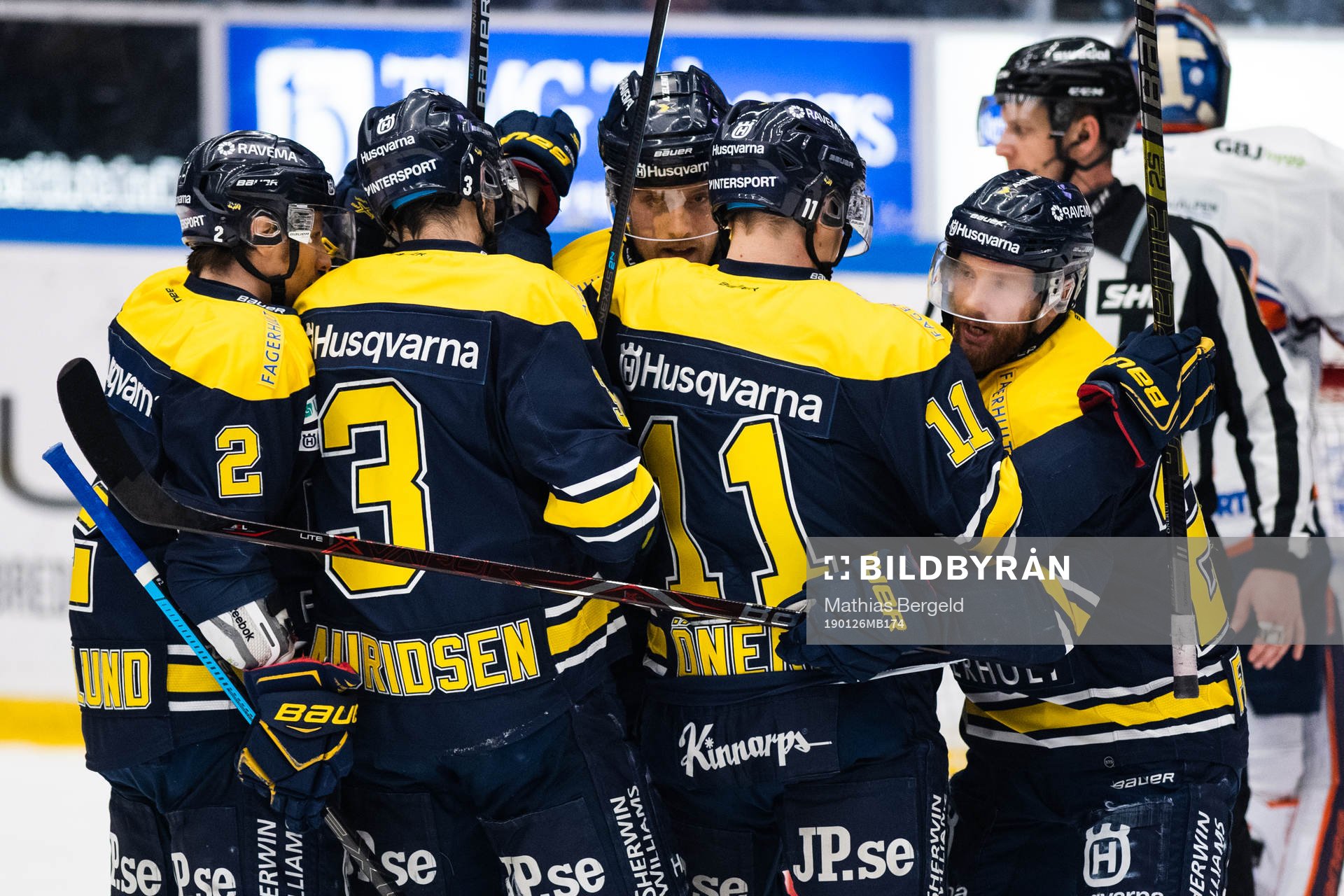 s Kristofer Berglund, Markus Lauridsen, Simon Önerud och
