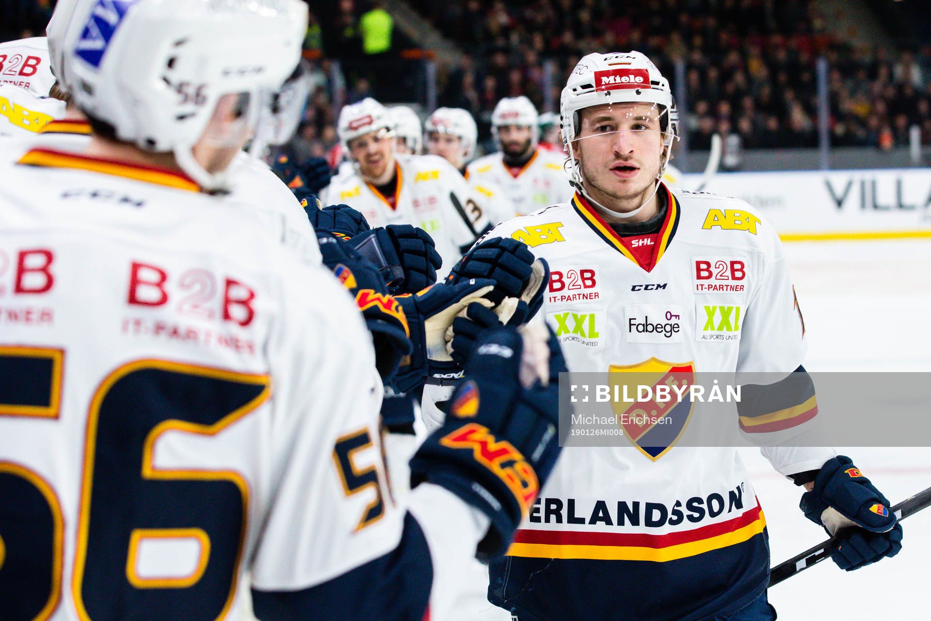 Djurgårdens Jakob Lilja jublar