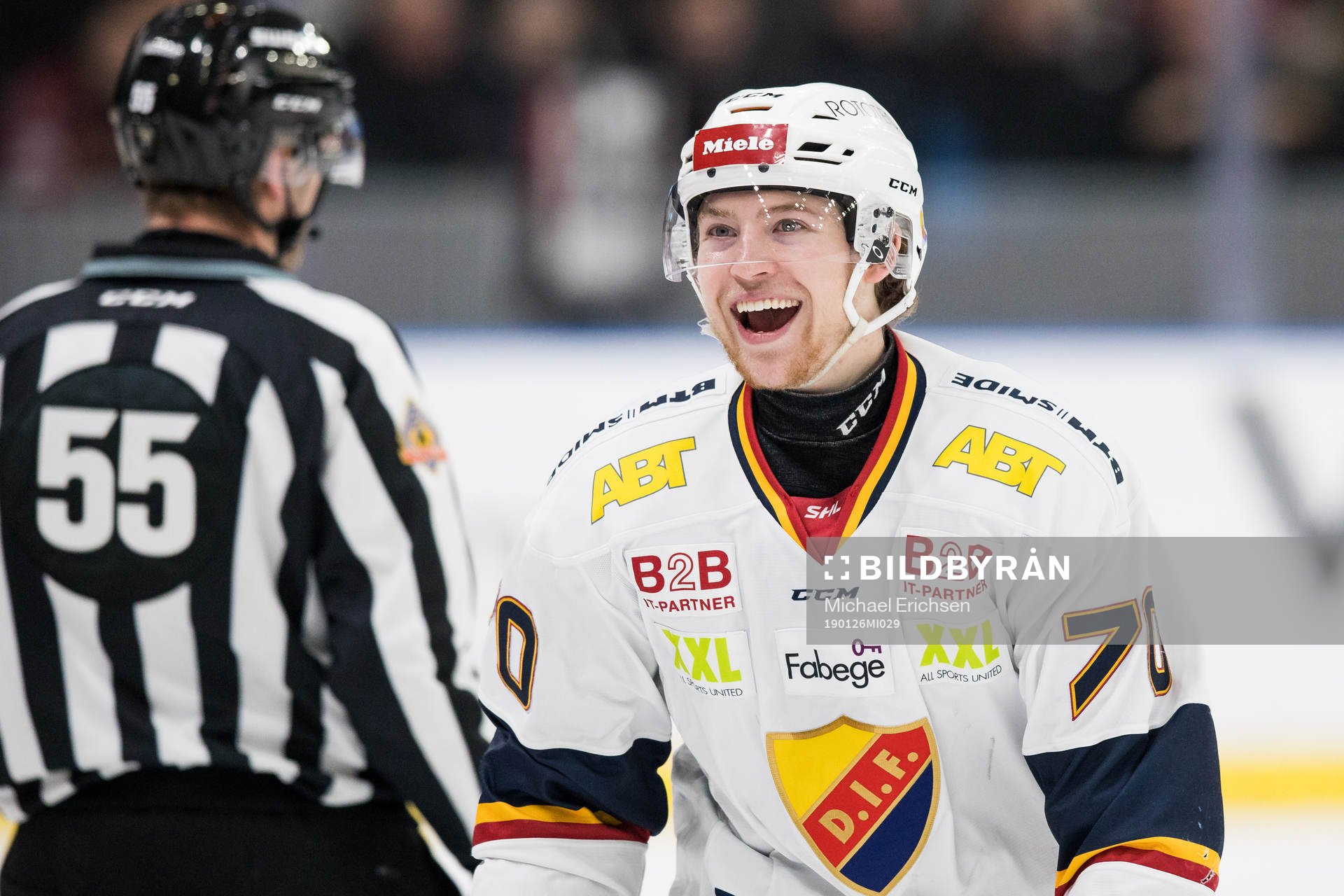 Djurgårdens Marcus Davidsson jublar