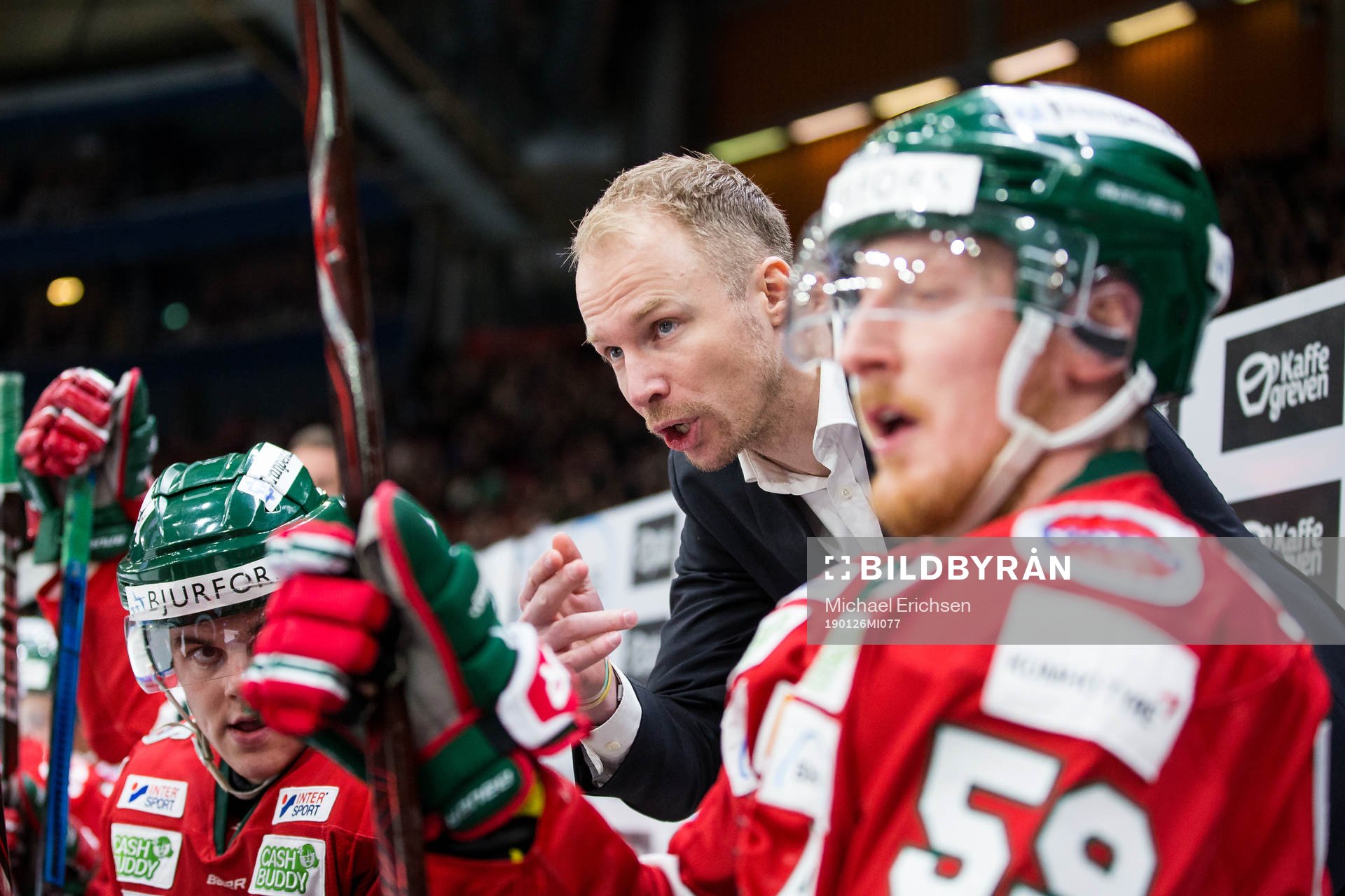 Frölundas assisterande tränare Johan Lundskog