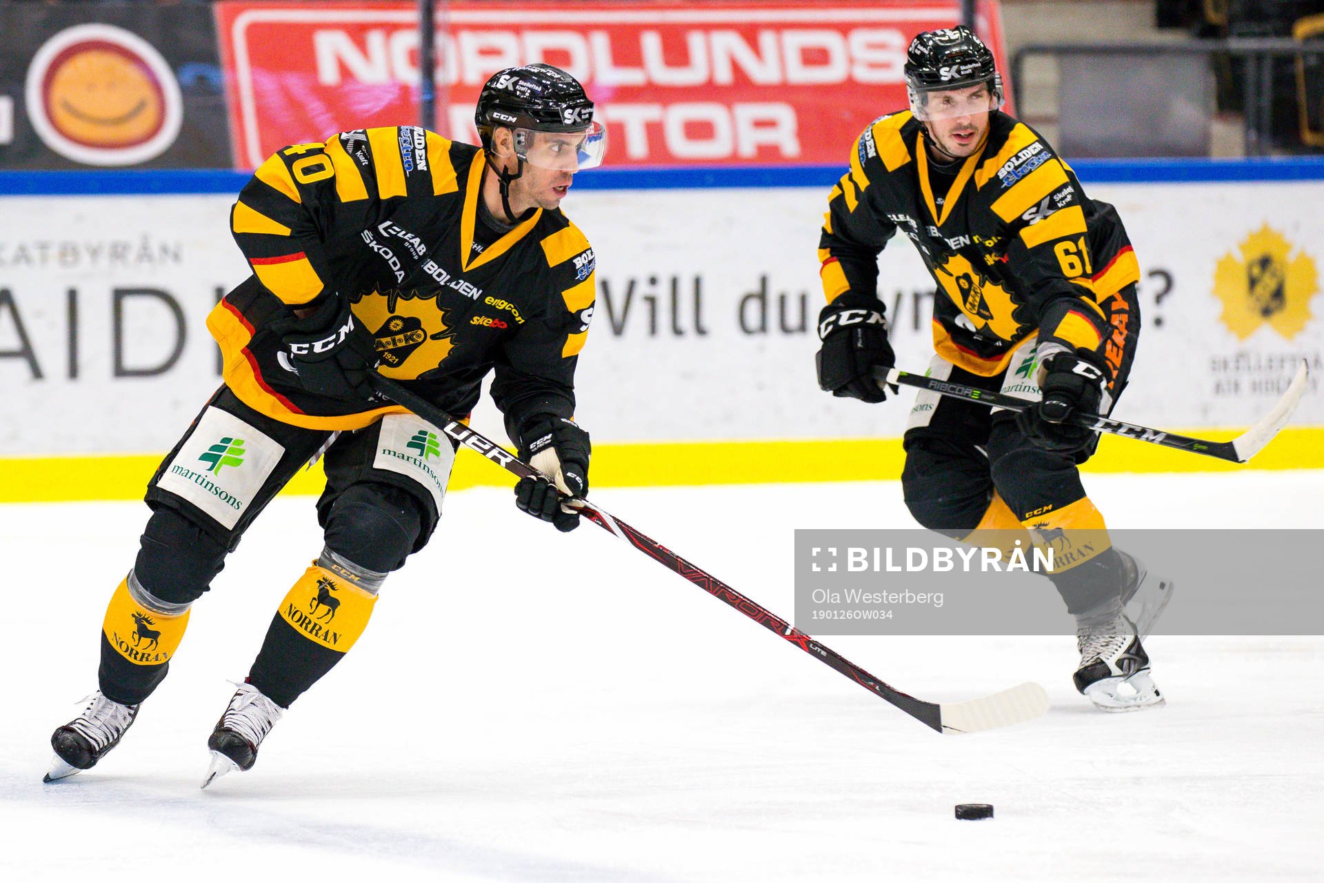 Skellefteås Jesper Jensen och Fredrik Lindgren