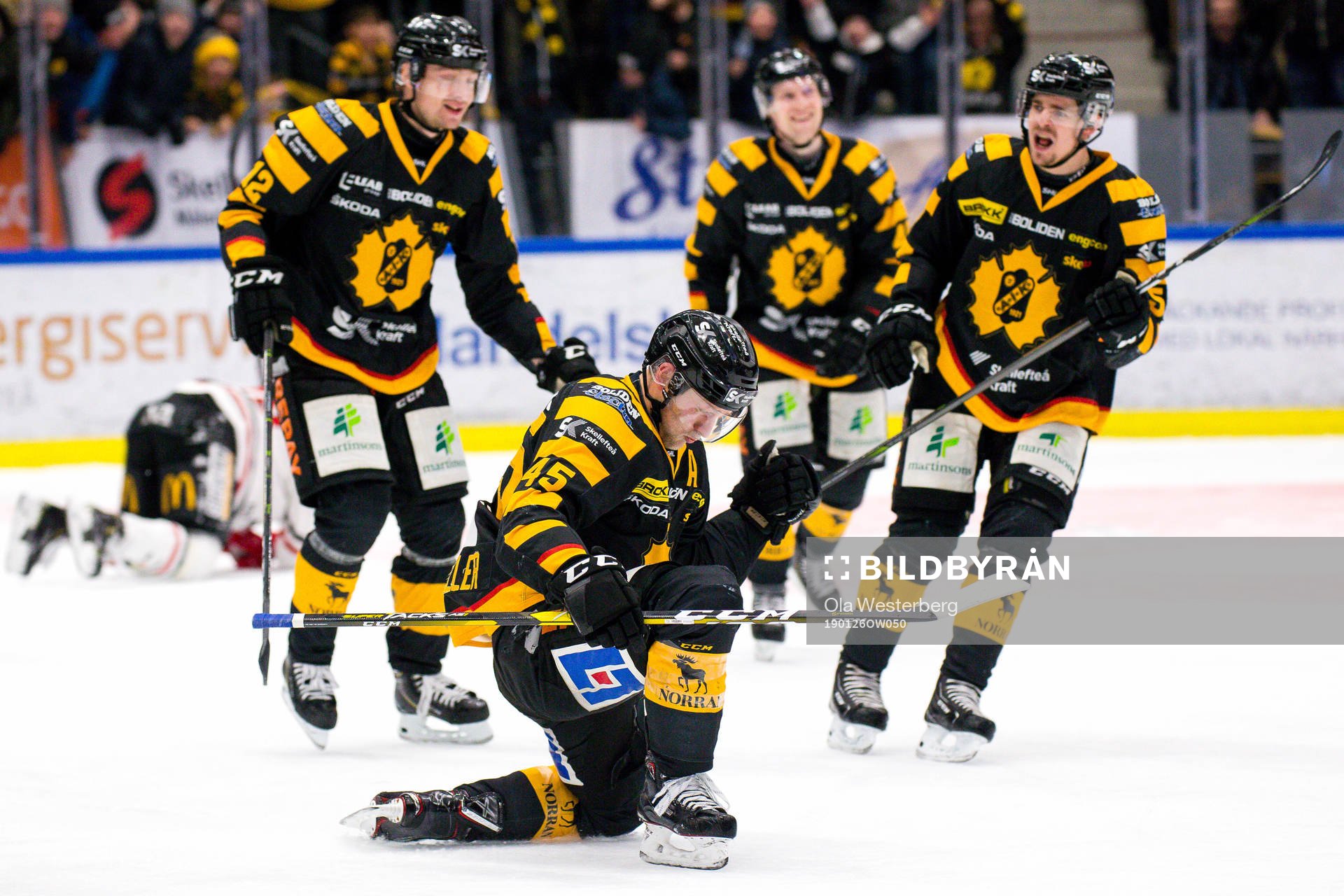 Skellefteås Oscar Möller kvitterar till 2-2 med 0,3