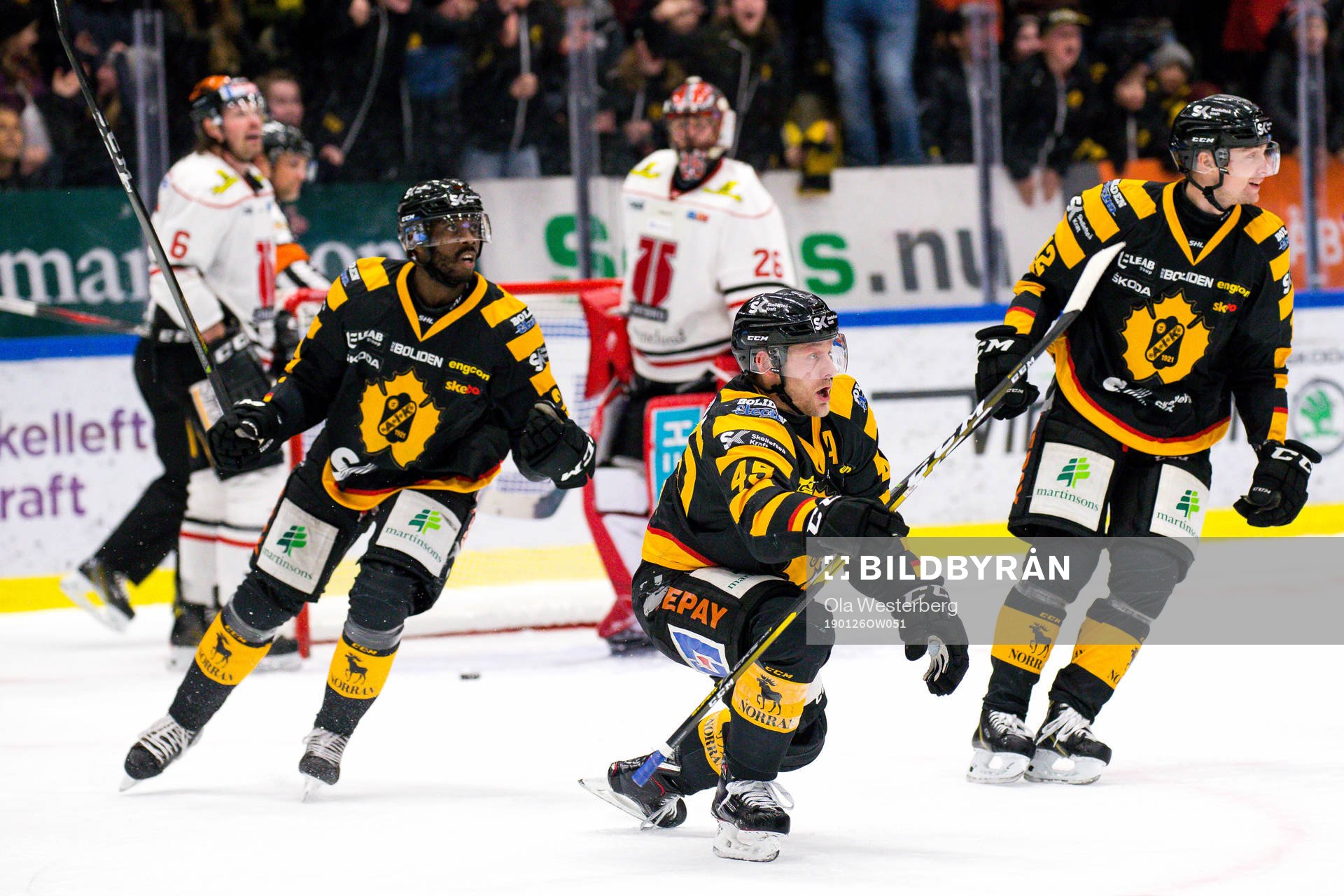 Skellefteås Oscar Möller kvitterar till 2-2 med 0,3