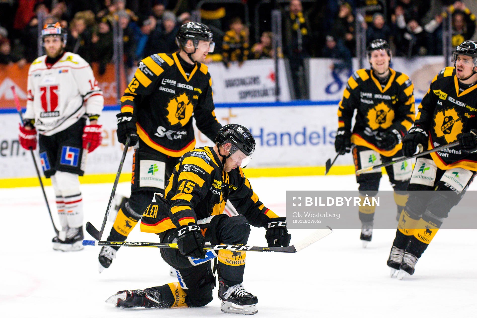 Skellefteås Oscar Möller kvitterar till 2-2 med 0,3