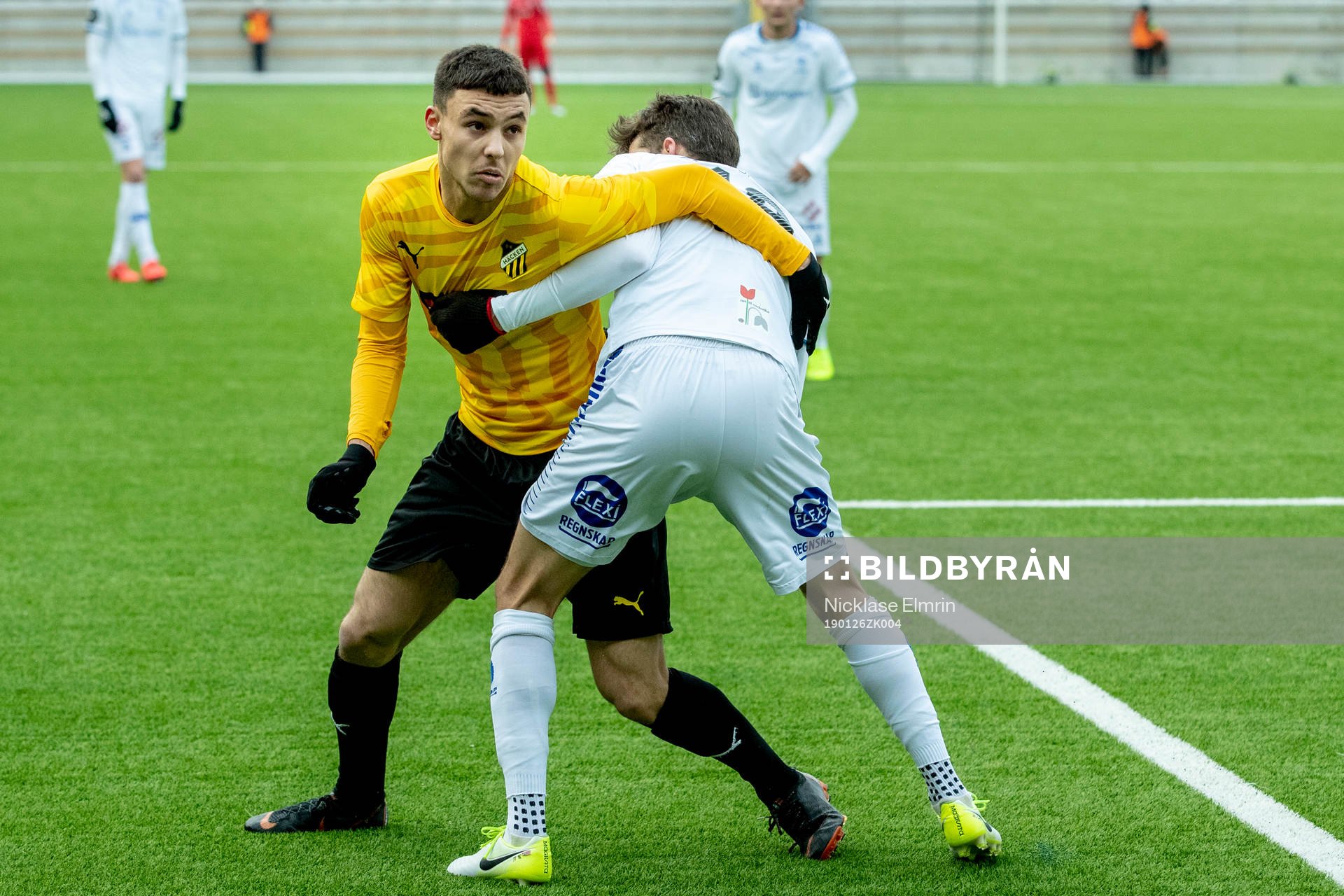 Häckens Ali Youssef mot Sarpsborgs 08 Joachim Thomassen