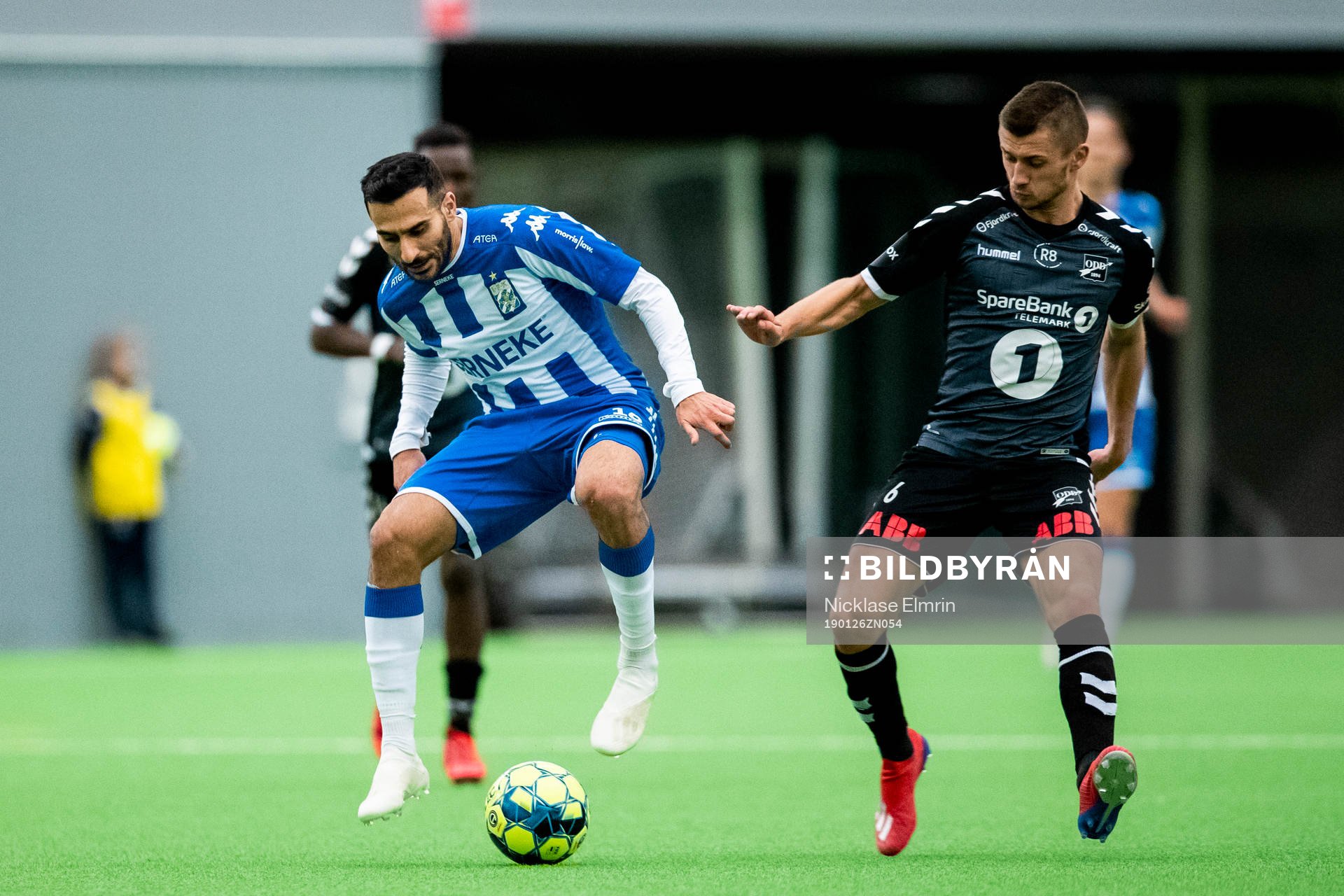 IFK Göteborgs  Sargon Abraham mot Odds Vebjørn Alvestad