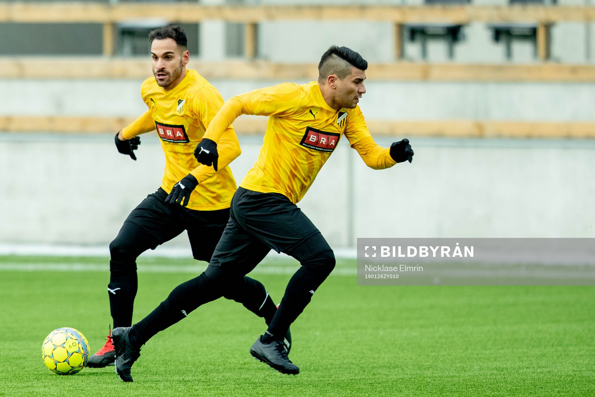 Häckens Mervan Celik och Paulinho
