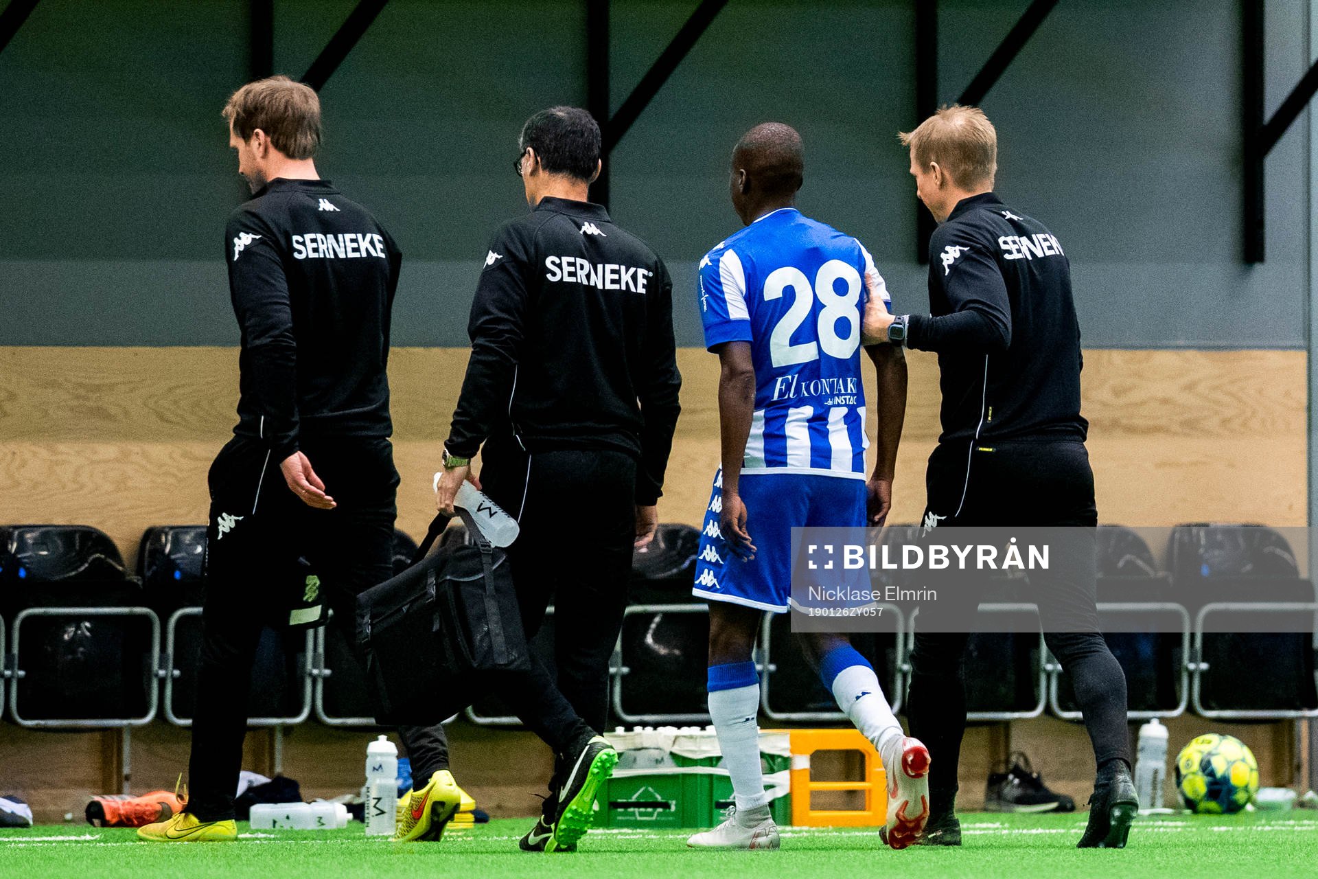 IFK Göteborgs Alhassan Yusuf Abdullahi skadades