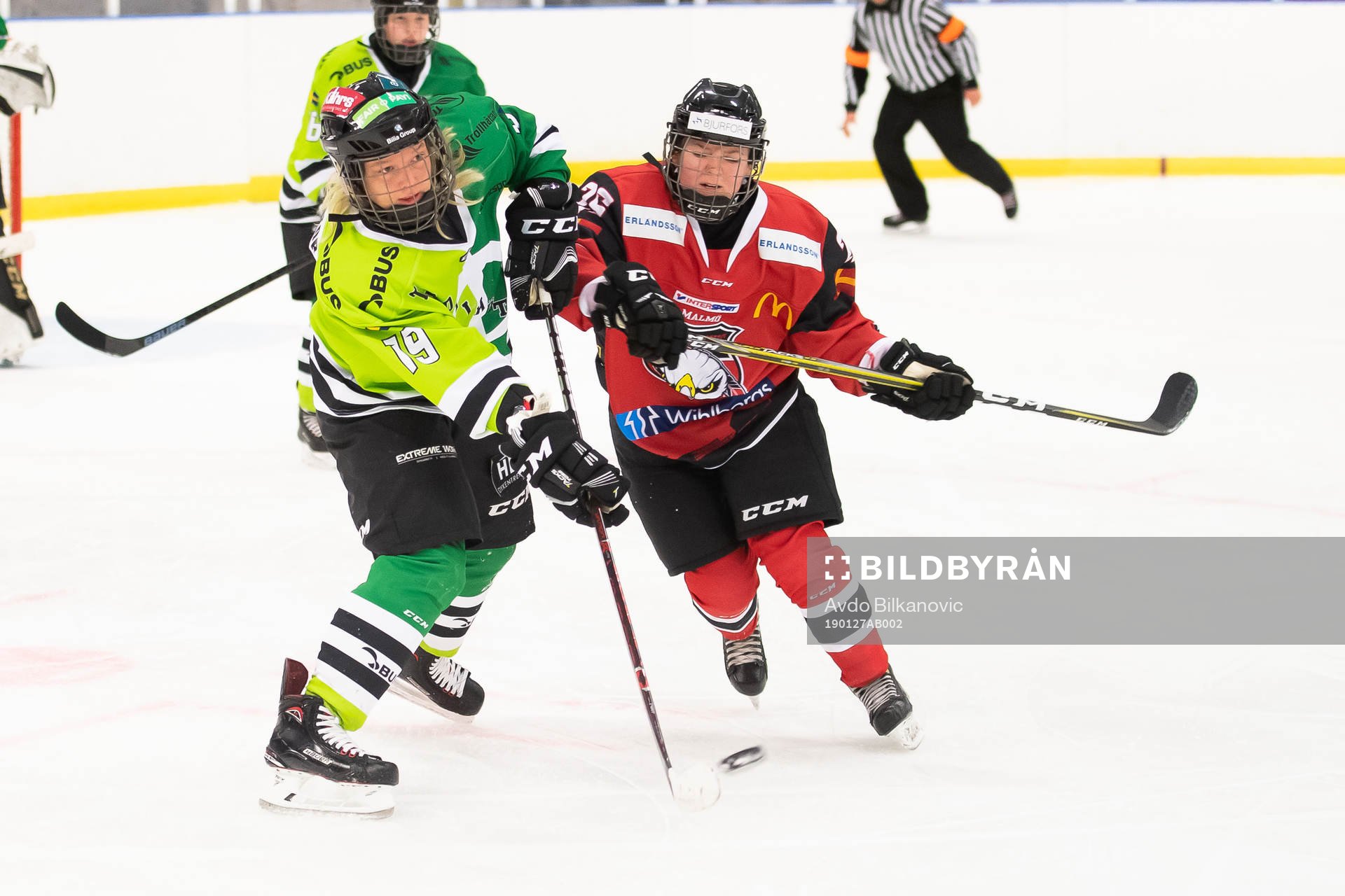 Trollhettan Jenny Arvidsson och Redhawks Annie Svärd