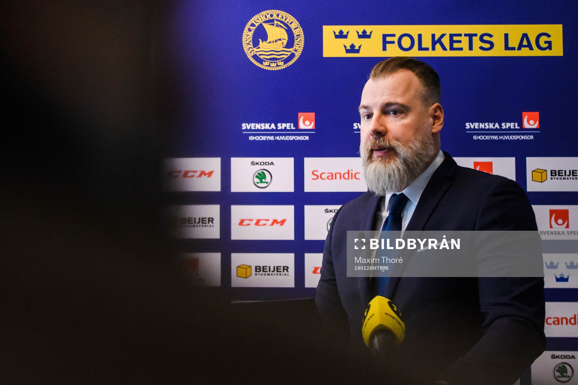 Sveriges förbundskapten Rikard Grönborg