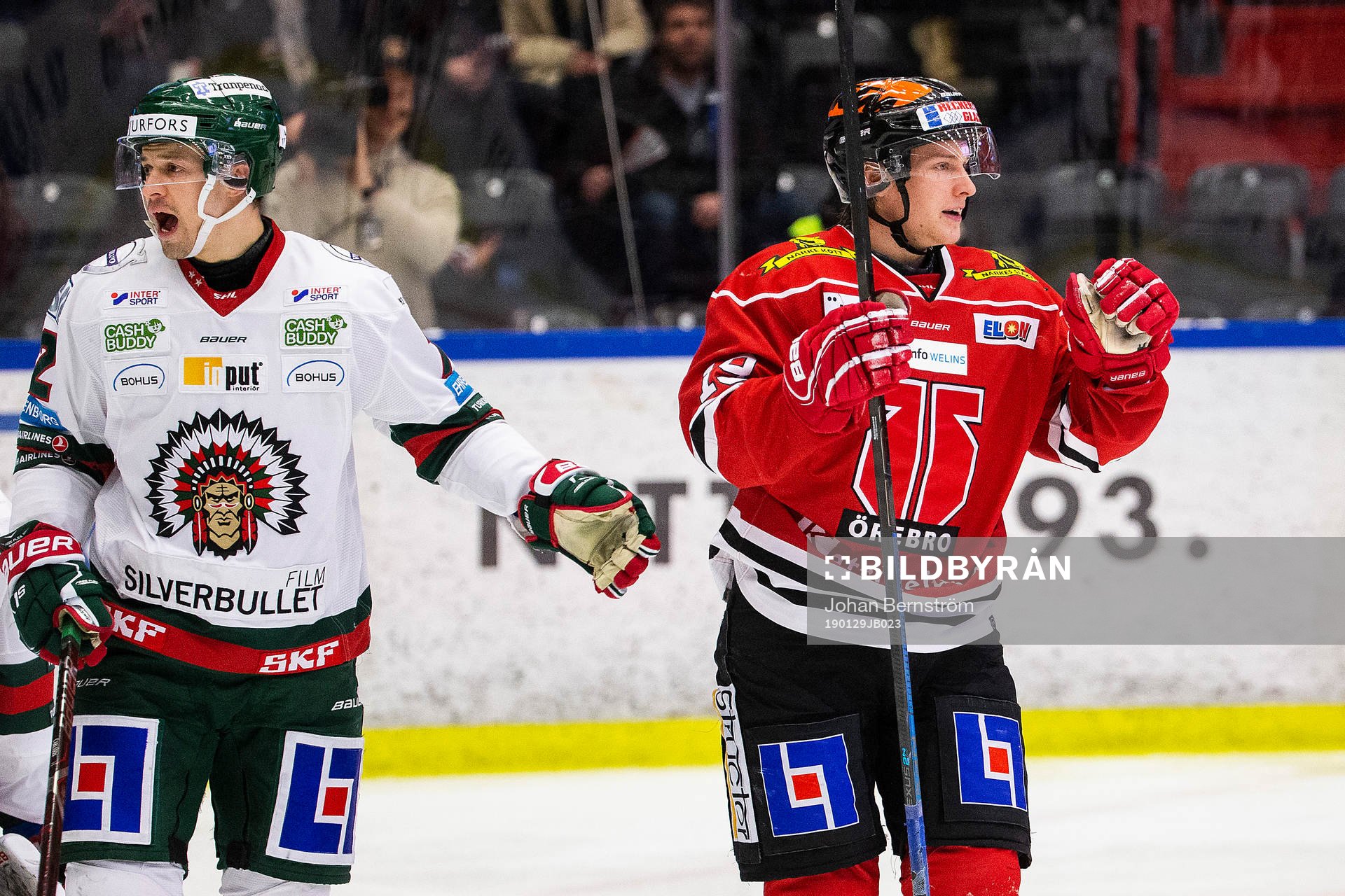 Örebros Patrik Virta jublar