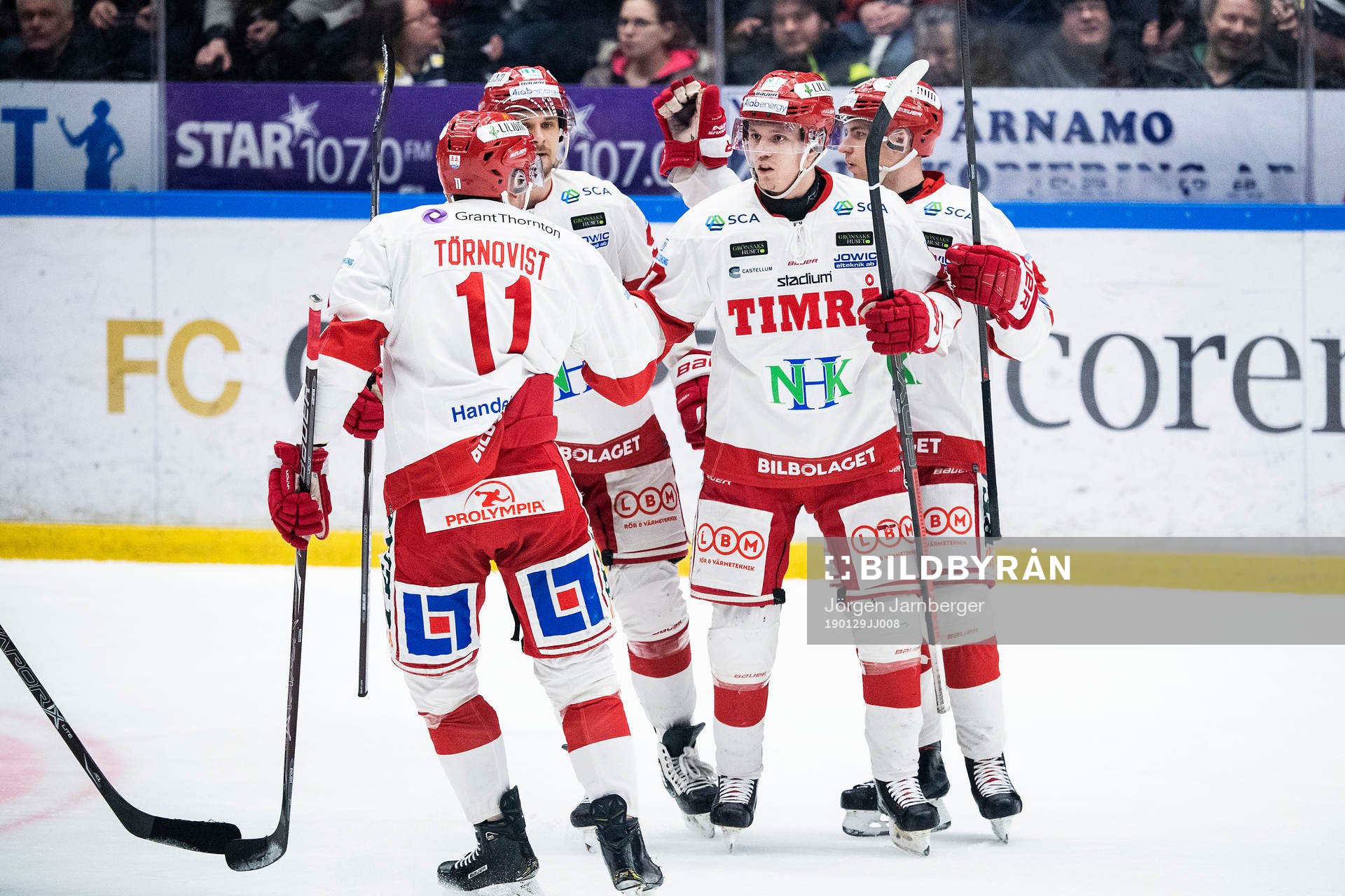 Timrås Johannes Kinnvall jublar