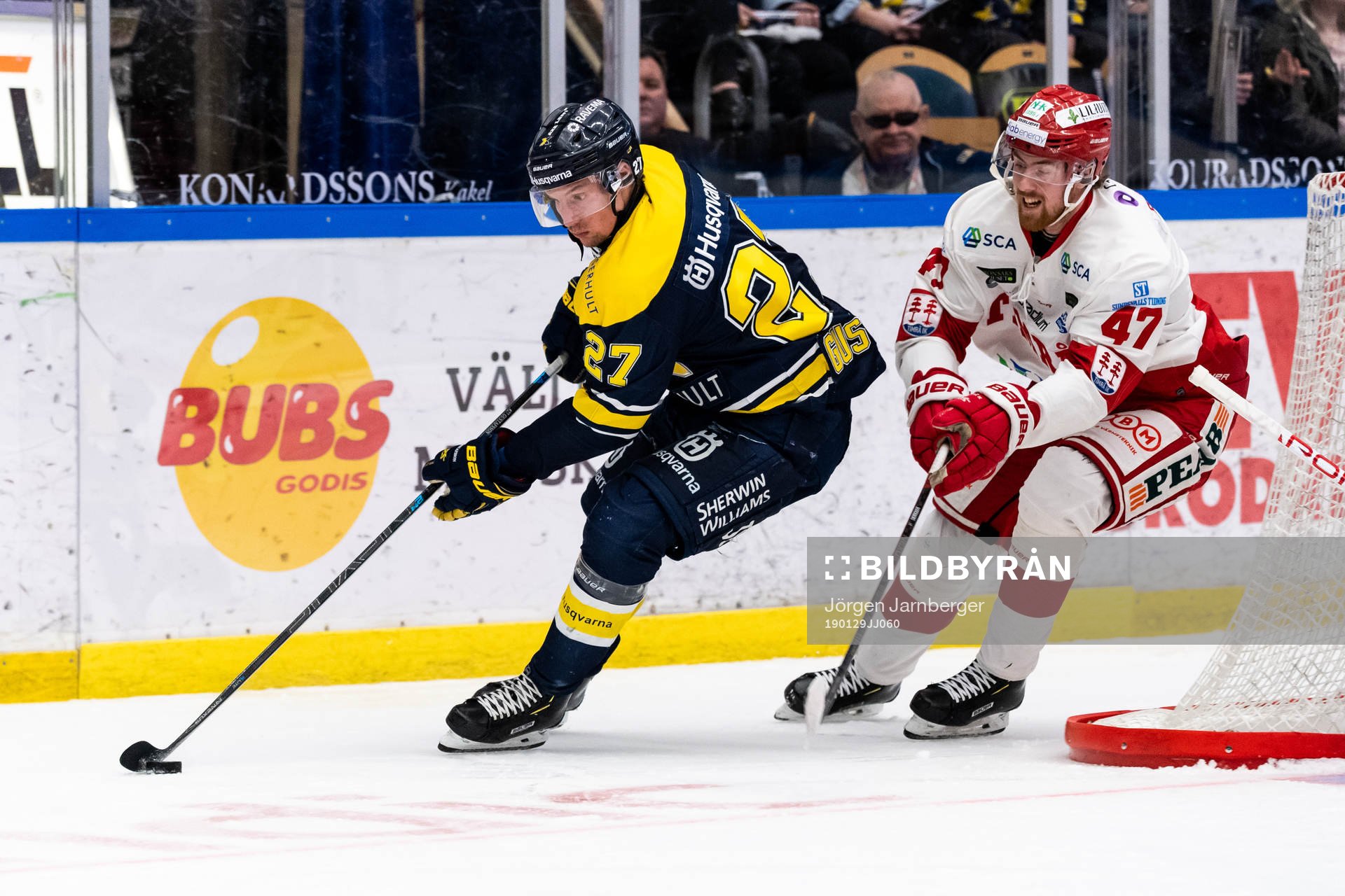 s David Gustafsson och Timrås Andreas Söderberg