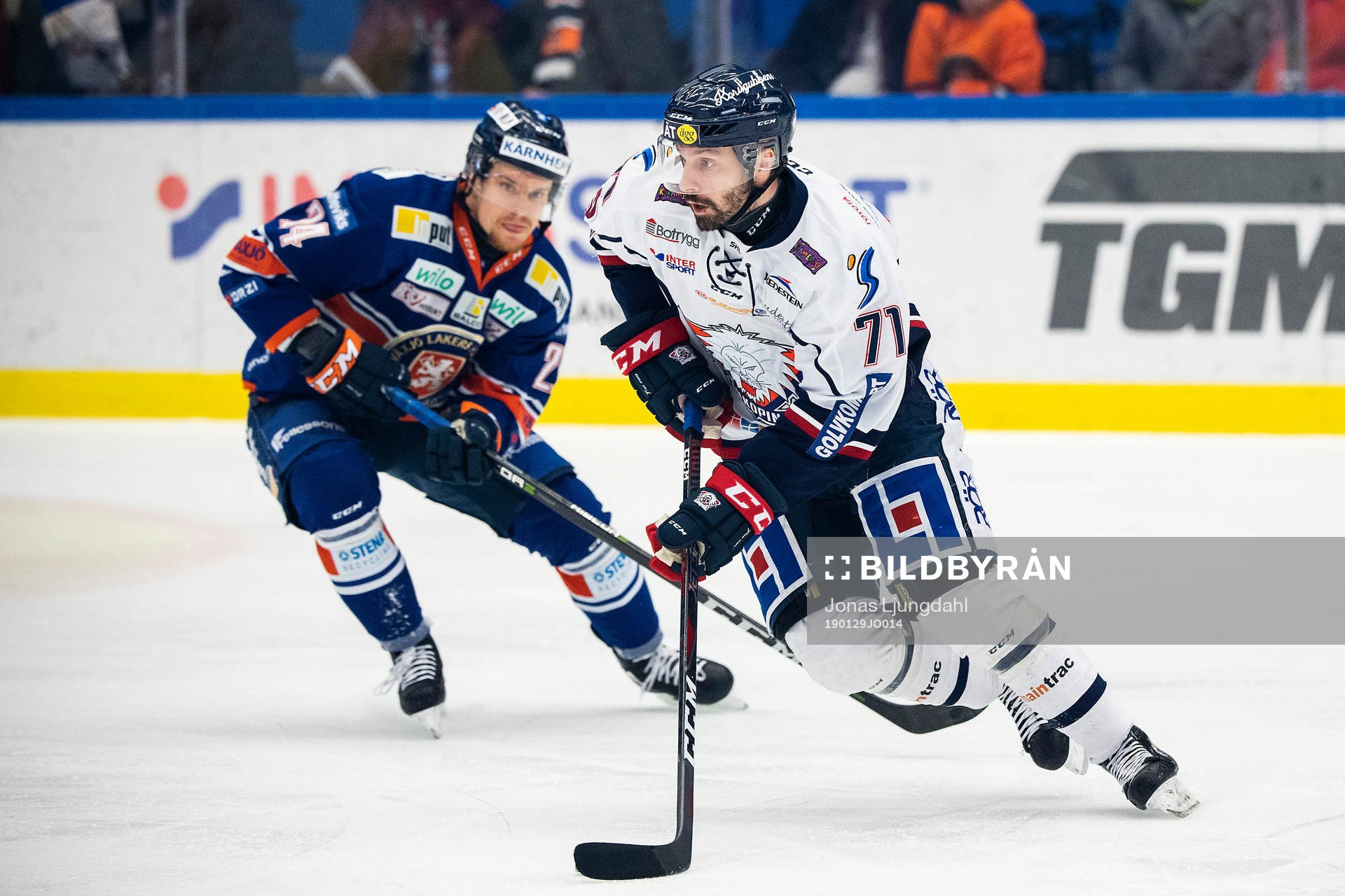 Linköpings Daniel Olsson-Trkulja och Växjös Brendan