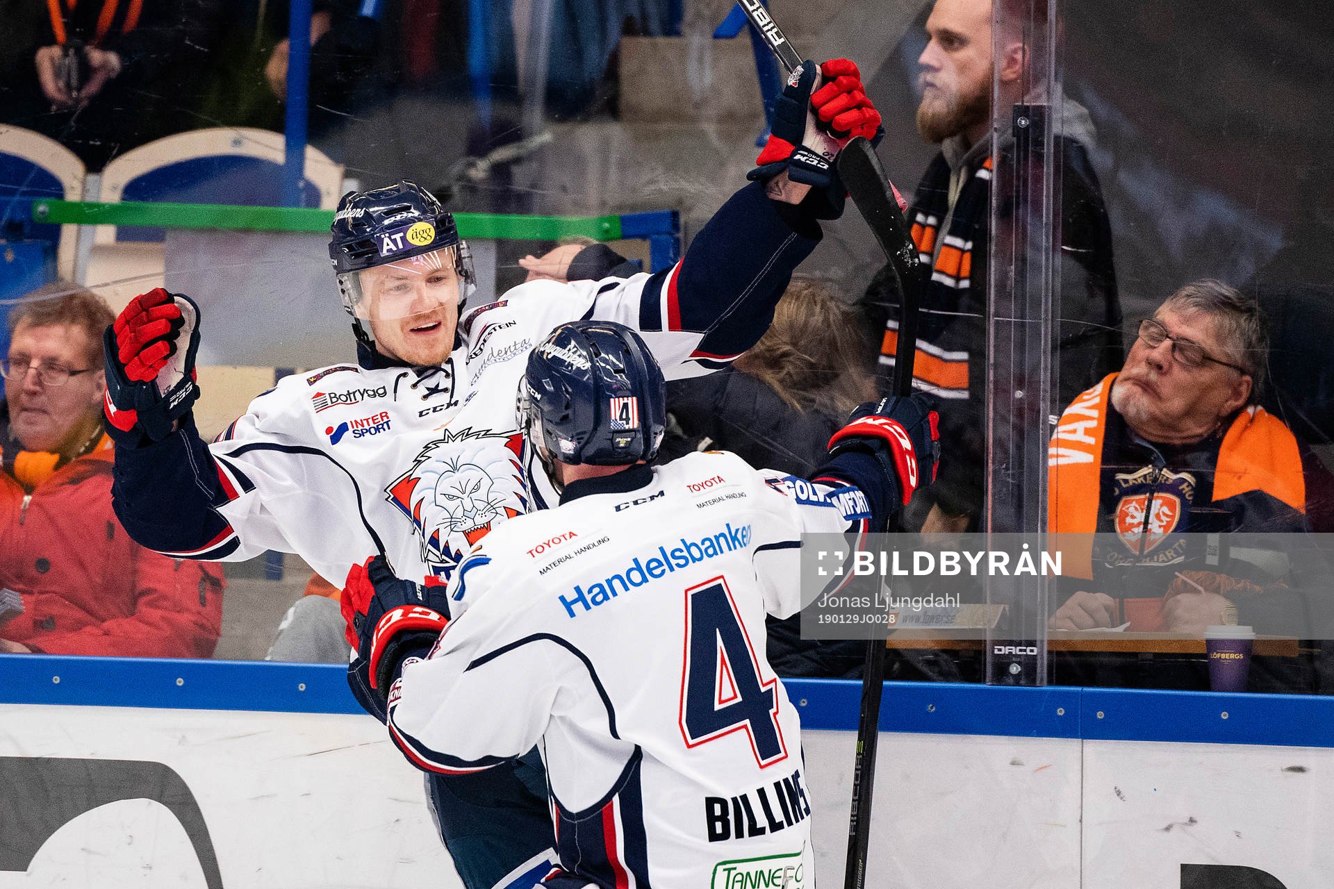 Linköpings Nick Sörensen jublar