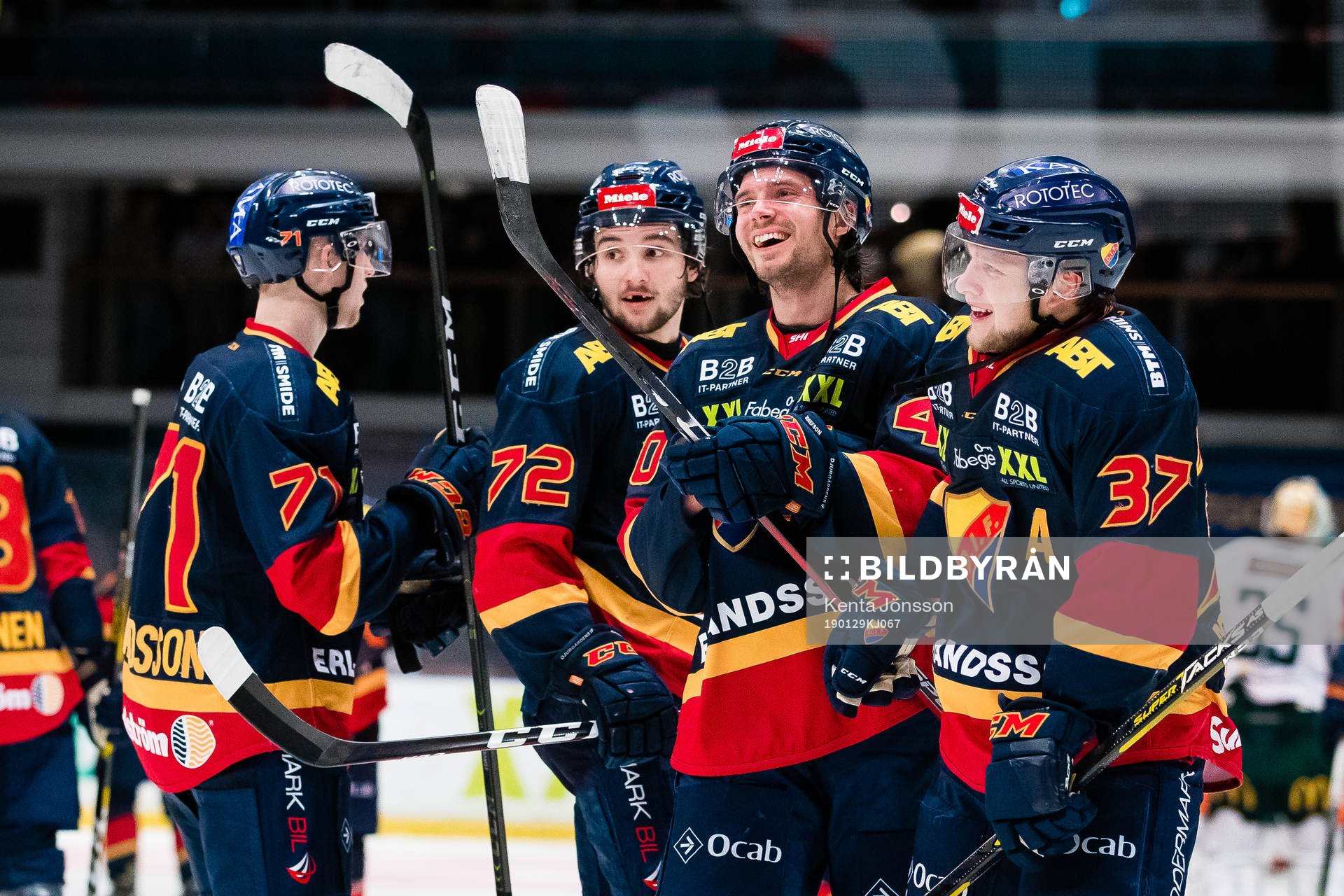 Djurgårdens Jacob Josefson , Jesper Pettersson och Emil