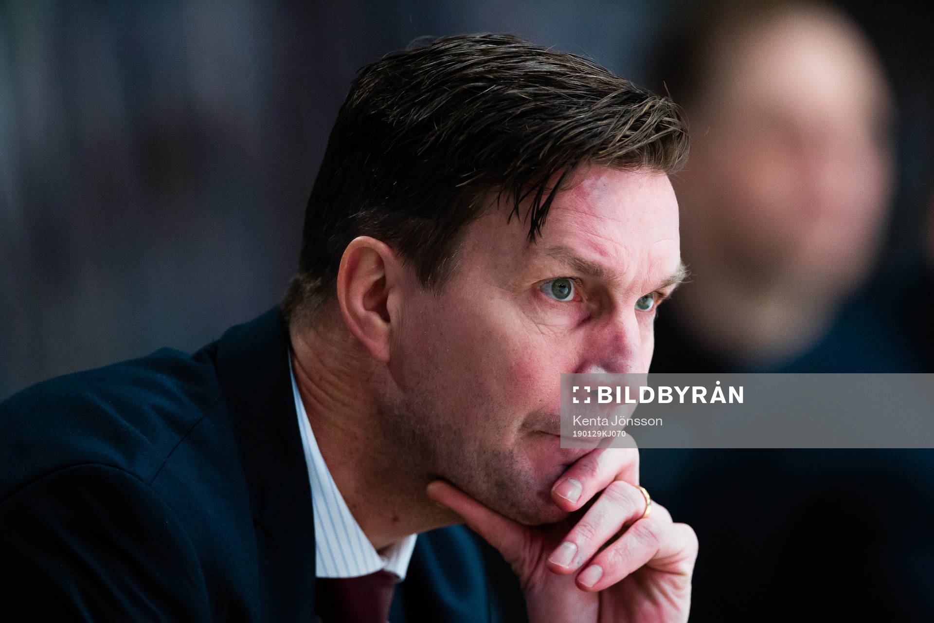 Färjestads tränare Johan Pennerborn