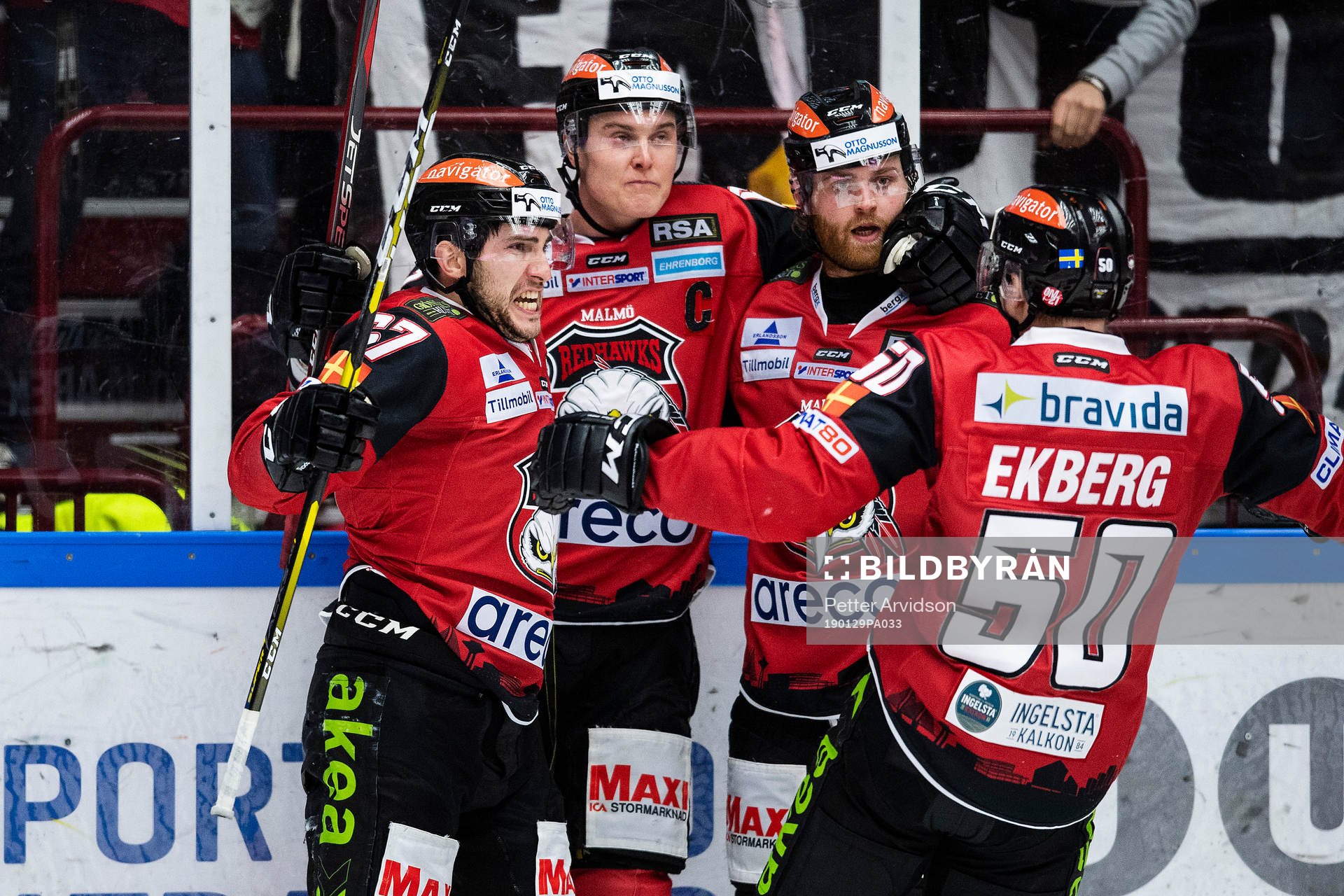 Malmö Redhawks Konstantin Komarek jublar