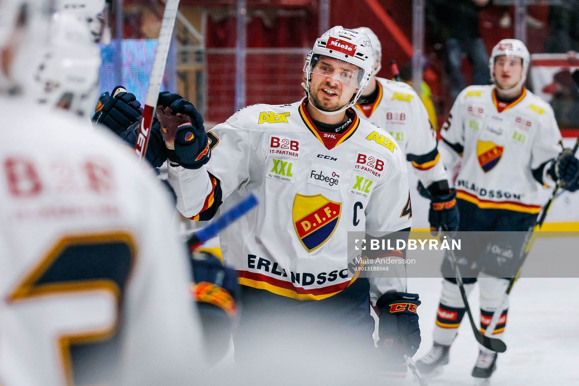 Djurgårdens Jacob Josefsson jublar