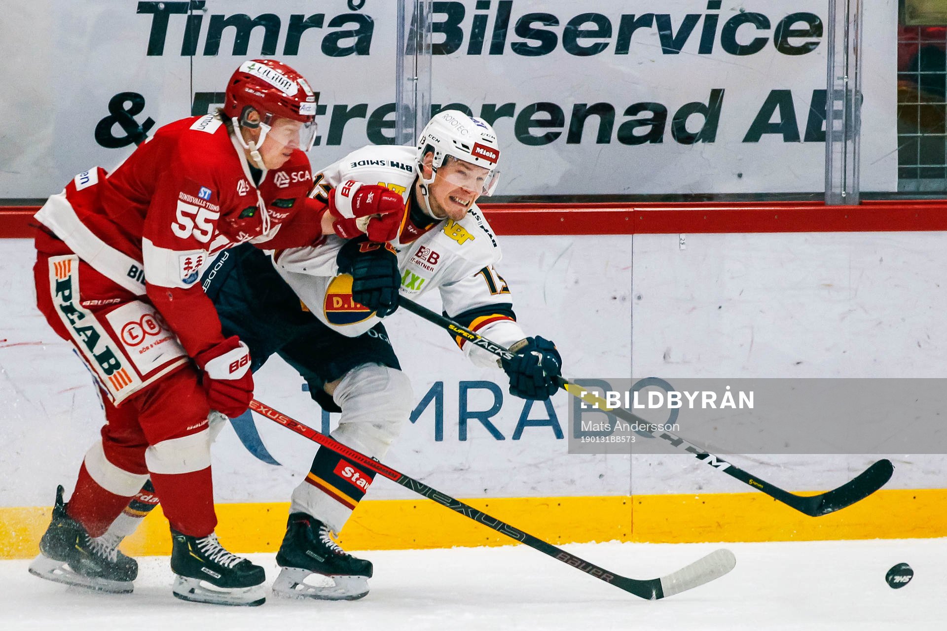 Timrås Vilmos Gallo och Djurgårdens Petteri Virtanen