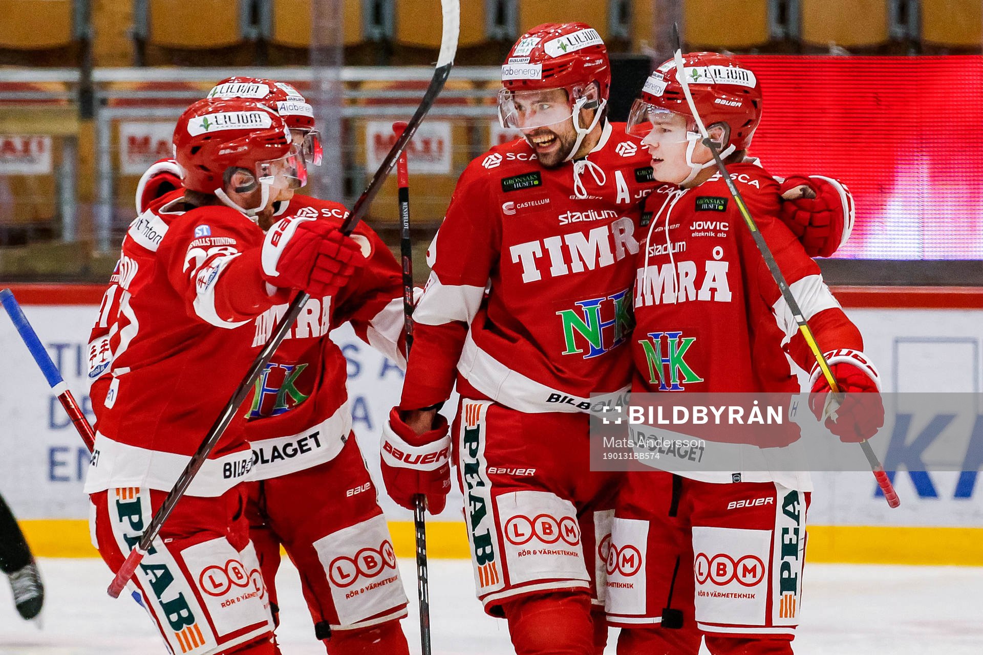 Timrås Filip Westerlund jublar
