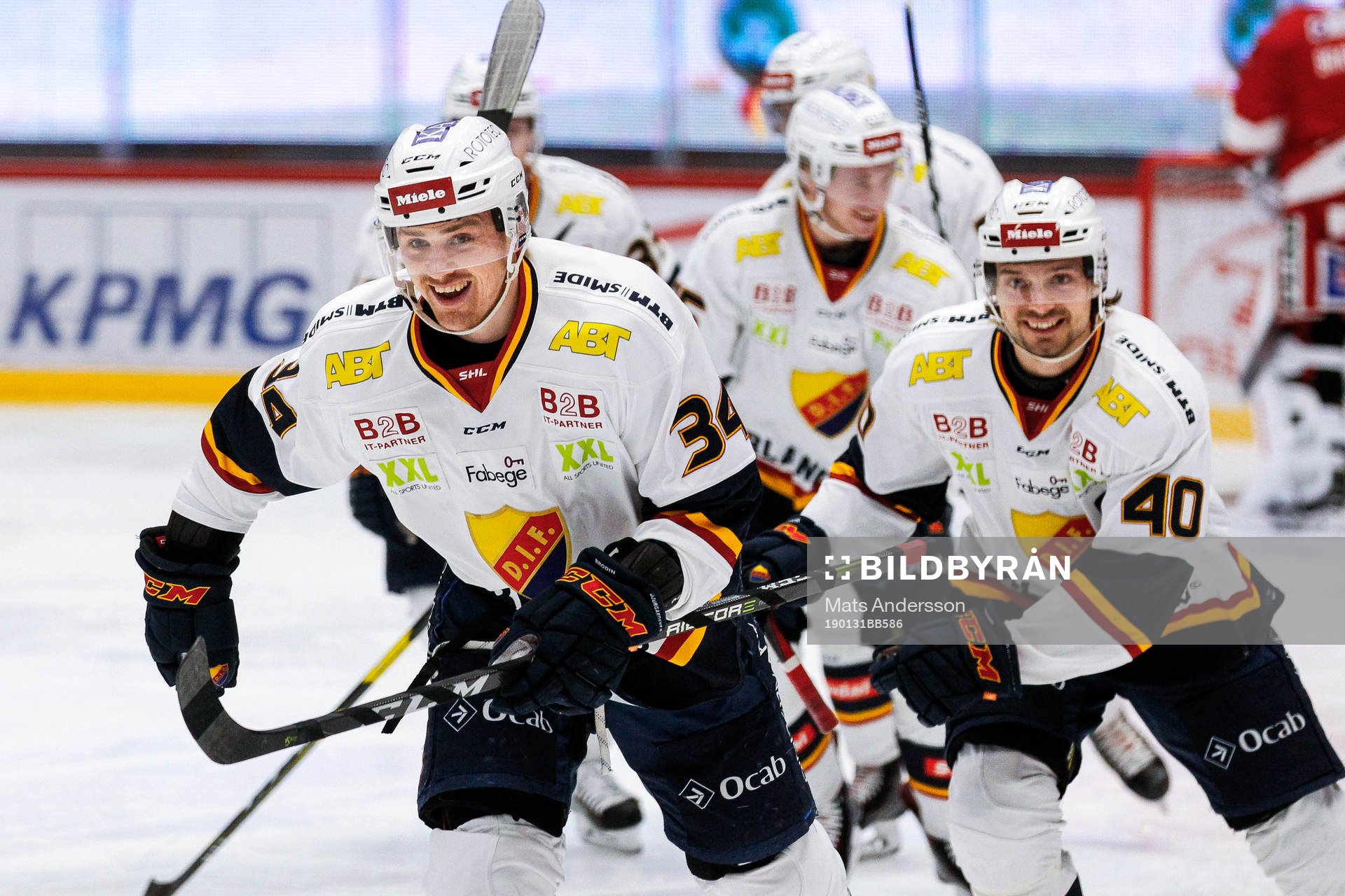 Djurgårdens Daniel Brodin jublar