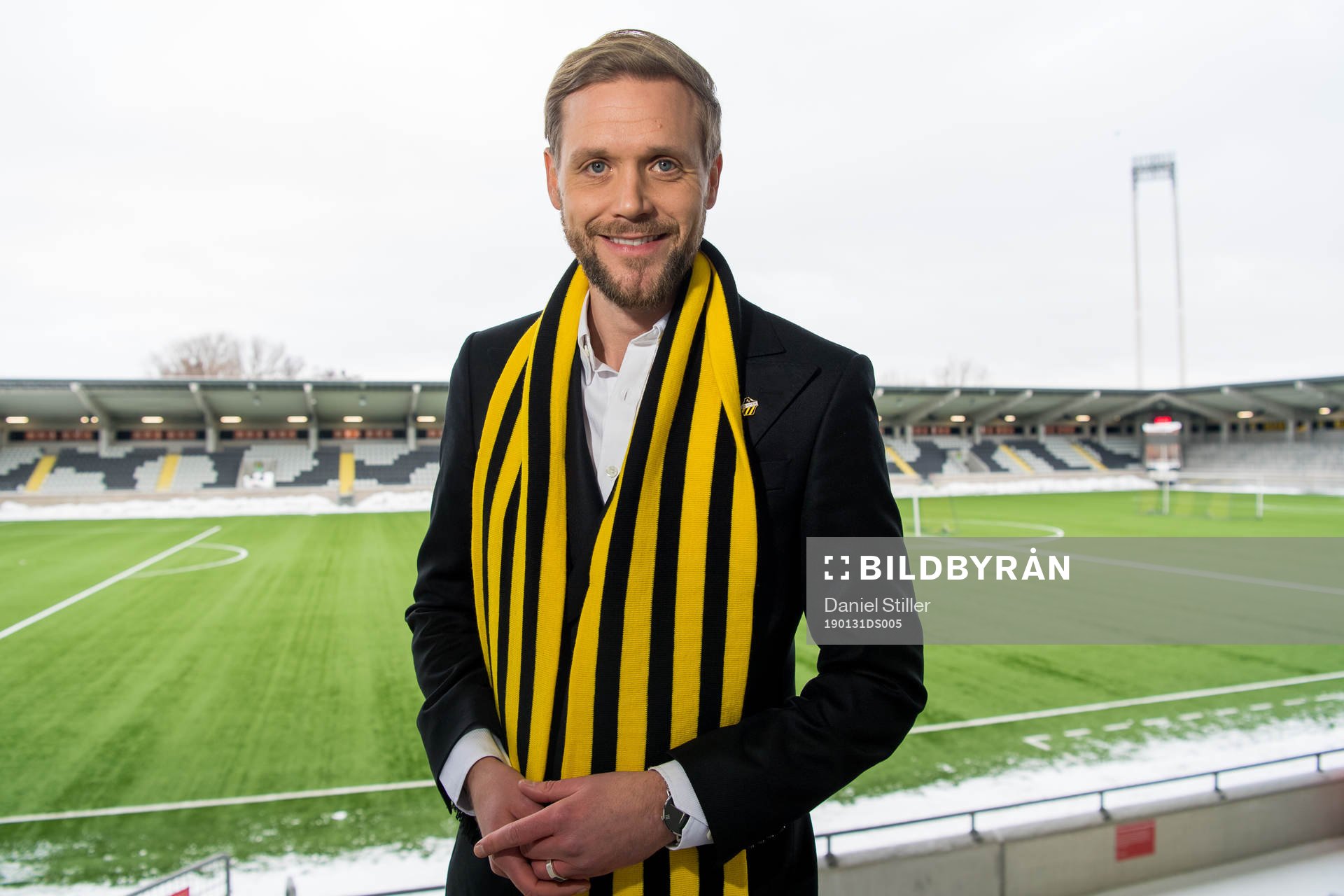 Marcus Jodin presenteras som ny klubbchef i Häcken under en presskonferens den 31 januari 2019 i GÖTEBORG.