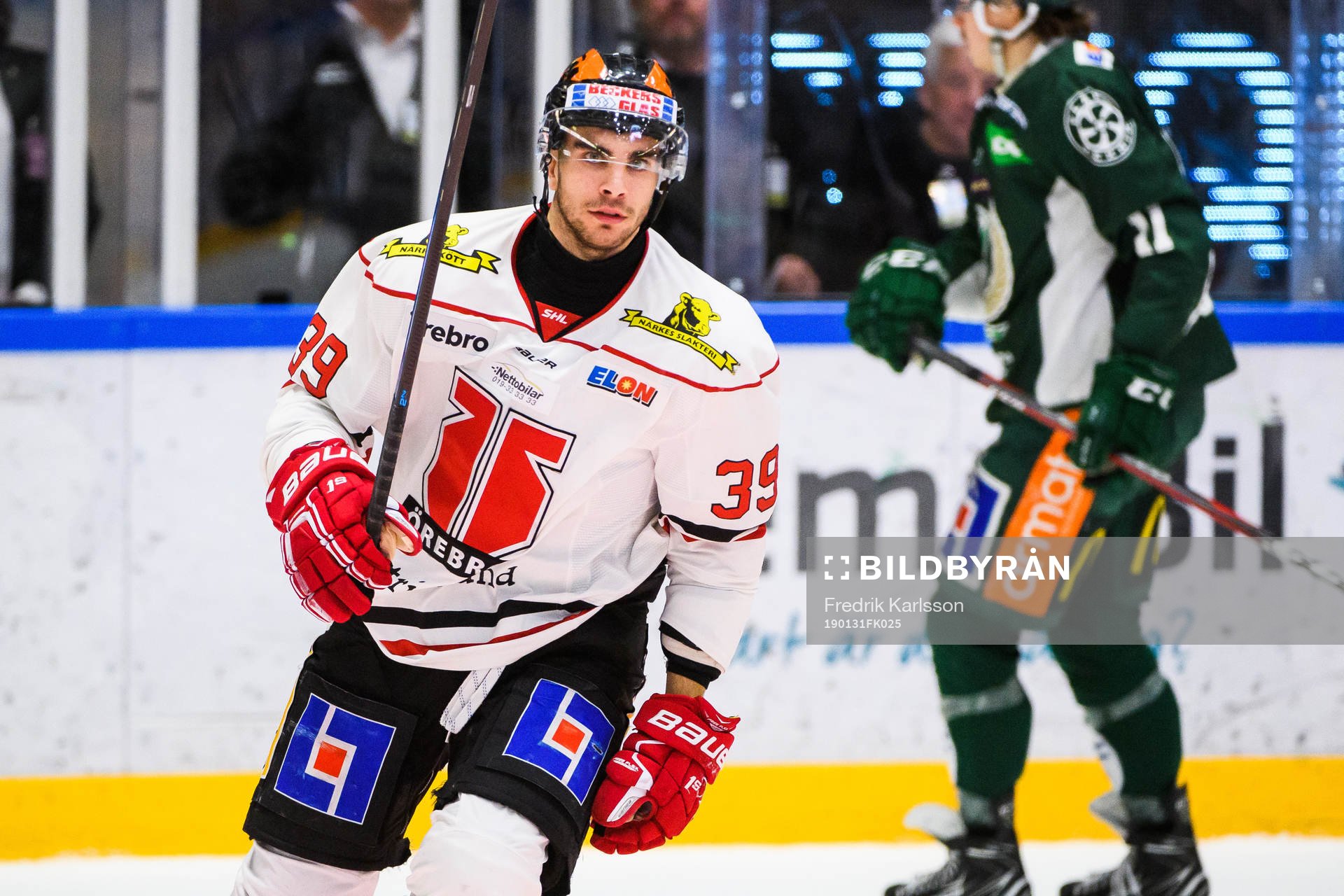 Örebros Jordan Boucher jublar