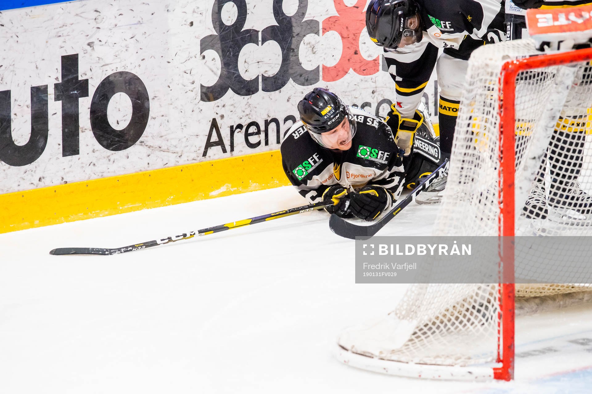 Patrick Stig Hylland Ulriksen of Stavanger Oilers with an