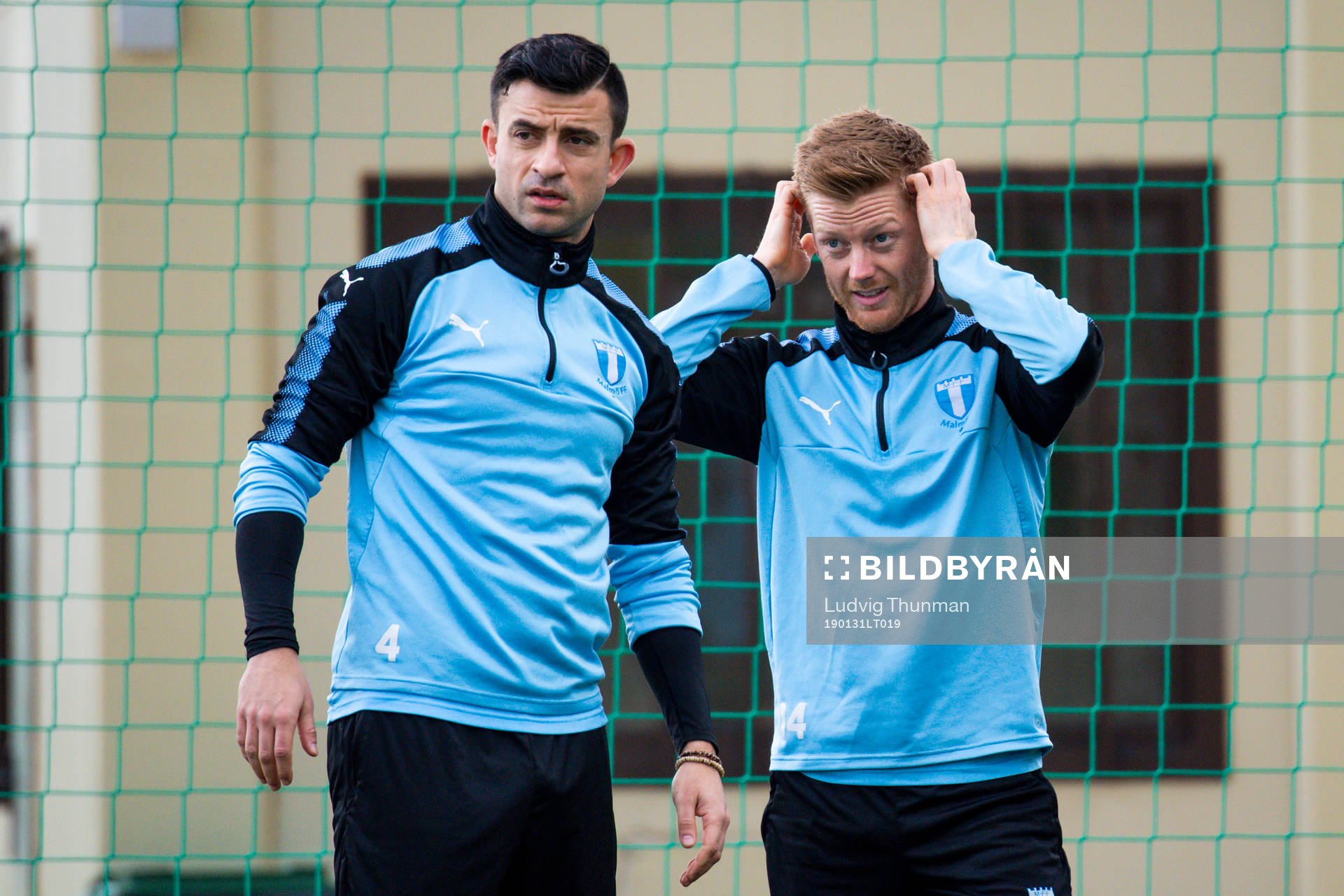 Behrang Safari och Anders Christiansen